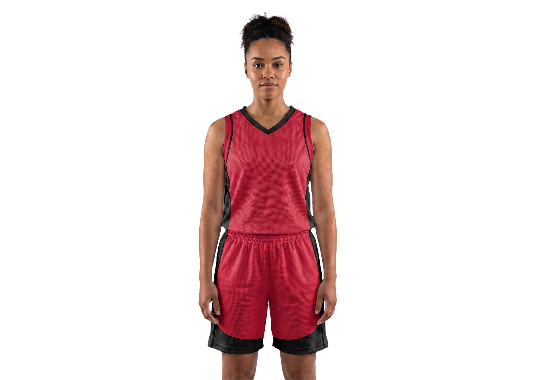 Custom pink red rockets adult youth unisex basketball jersey - reversible uniform - Jersey