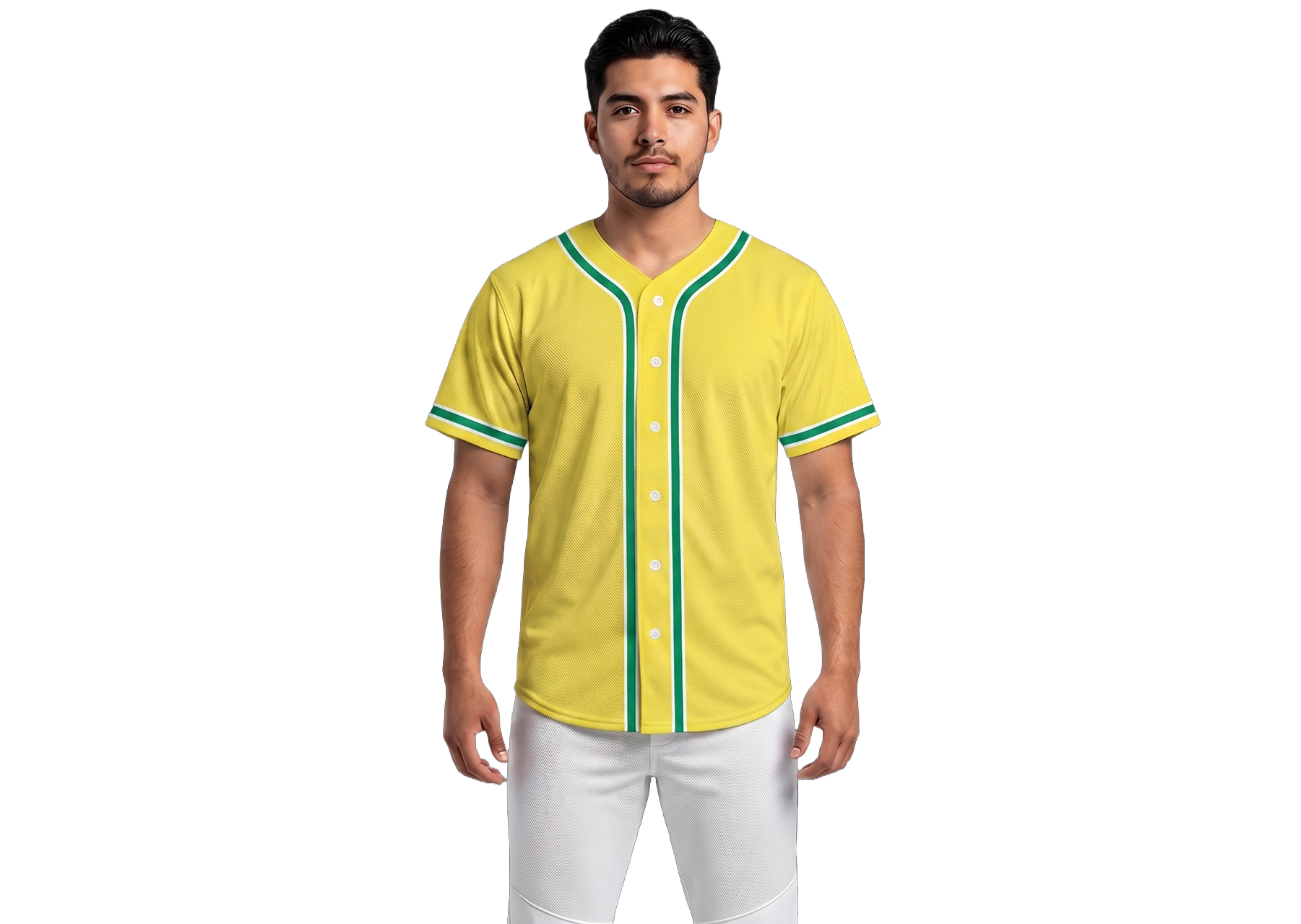 Custom full button two lines   adult youth unisex baseball jersey - Jersey