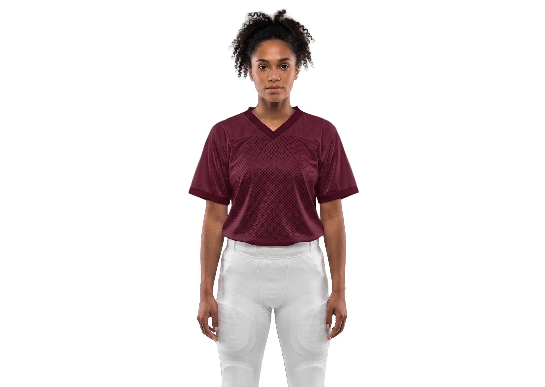 Custom football jersey adult youth unisex crimson - Jersey