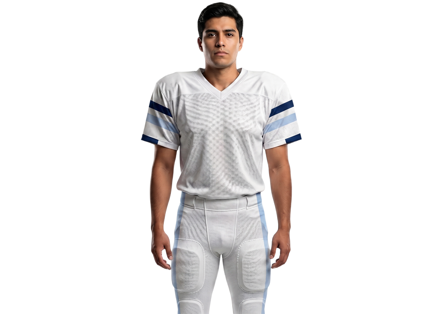 Custom football jersey adult youth unisex faded stripe - Jersey