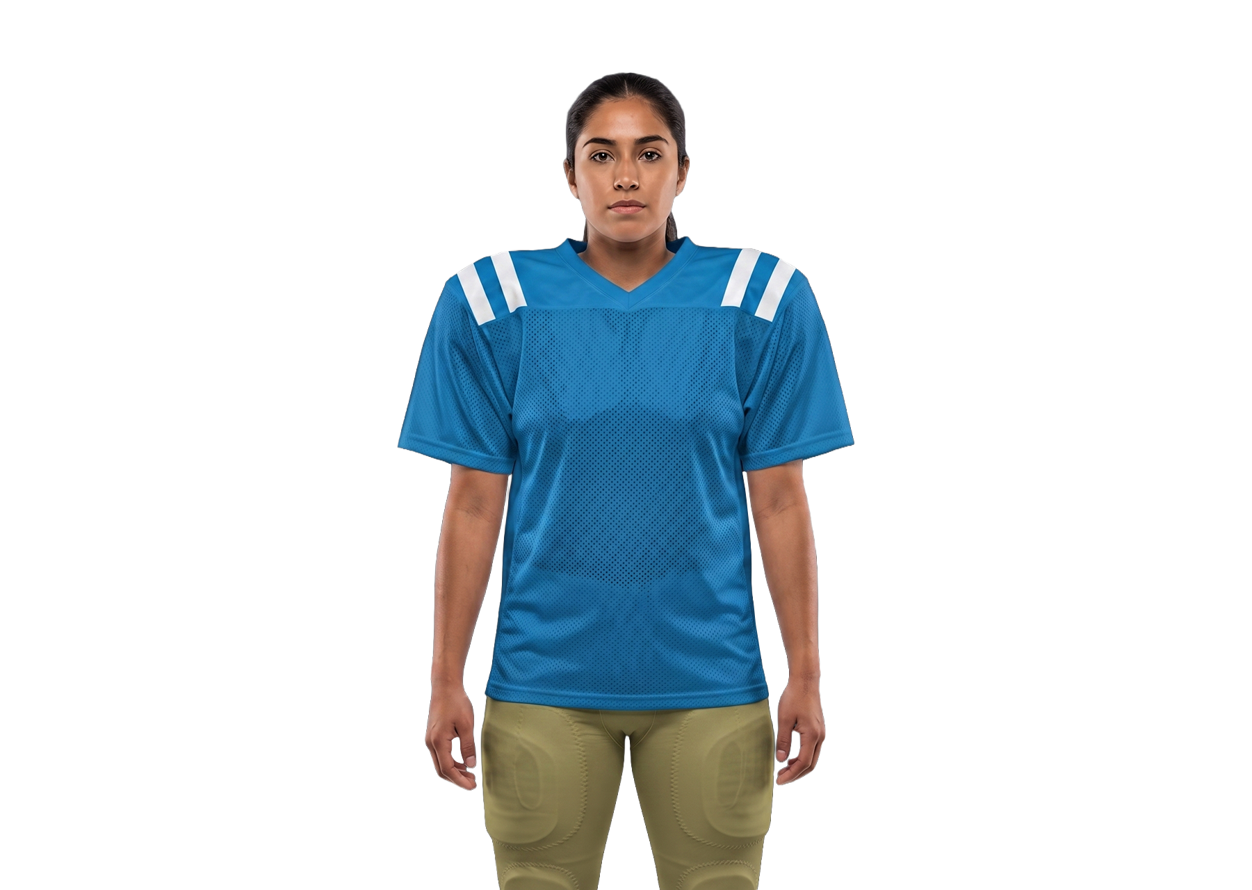 Custom football jersey adult youth unisex sapphire strength - Jersey
