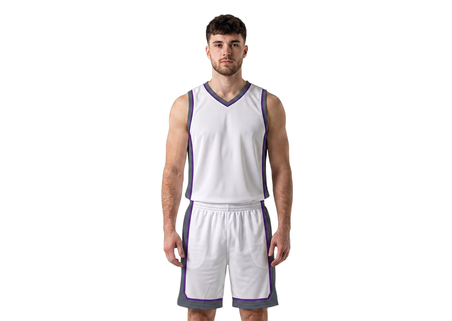 Custom modern basic adult youth unisex basketball jersey - reversible uniform - Jersey