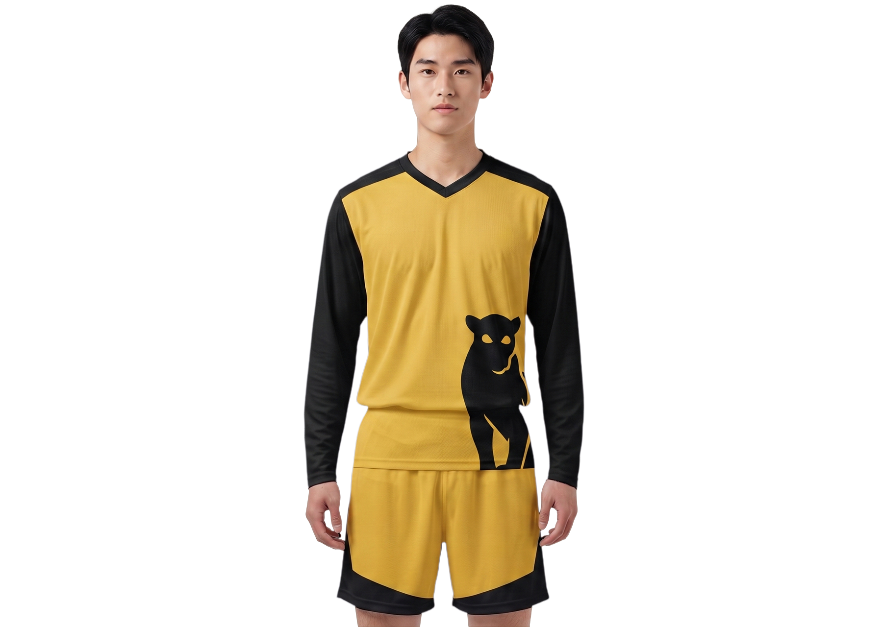 Custom jaguar animals adult youth volleyball long sleeve jersey - Jersey