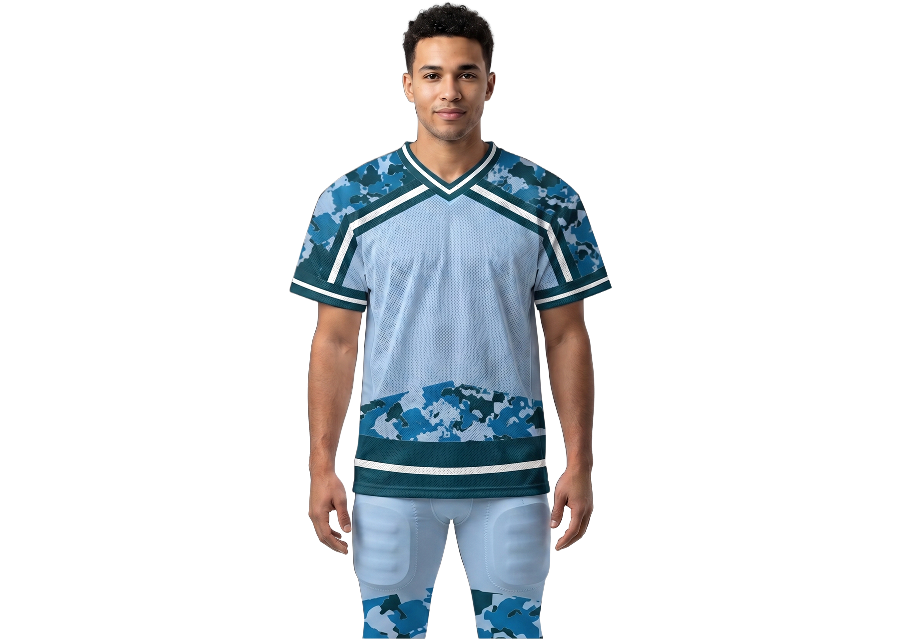 Custom refined camo adult youth unisex football jersey - Jersey