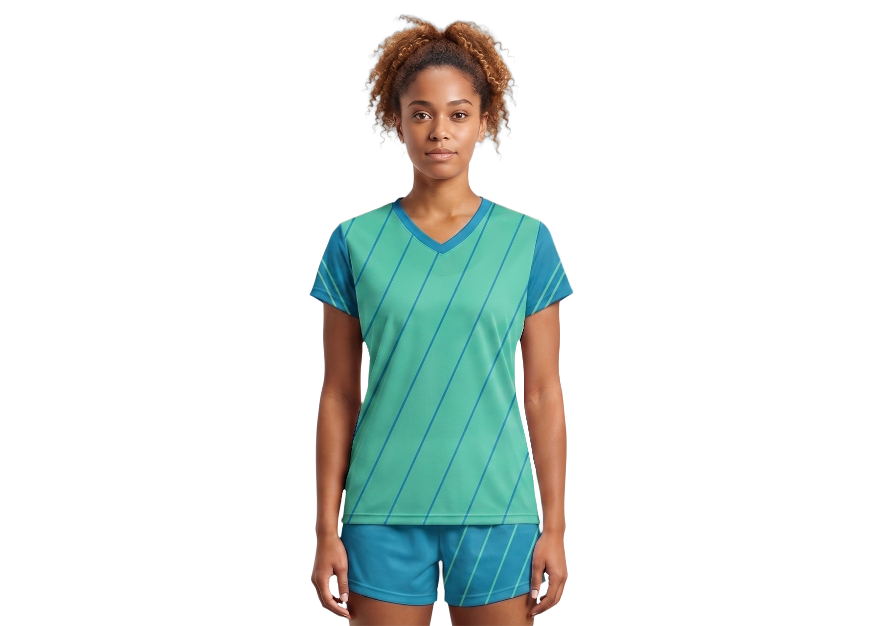 Custom diagonal lines adult youth volleyball jersey - Jersey