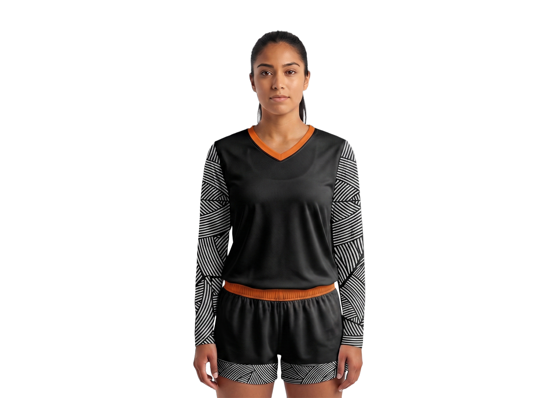 Custom  plain adult youth unisex volleyball  long sleeve jersey - Jersey