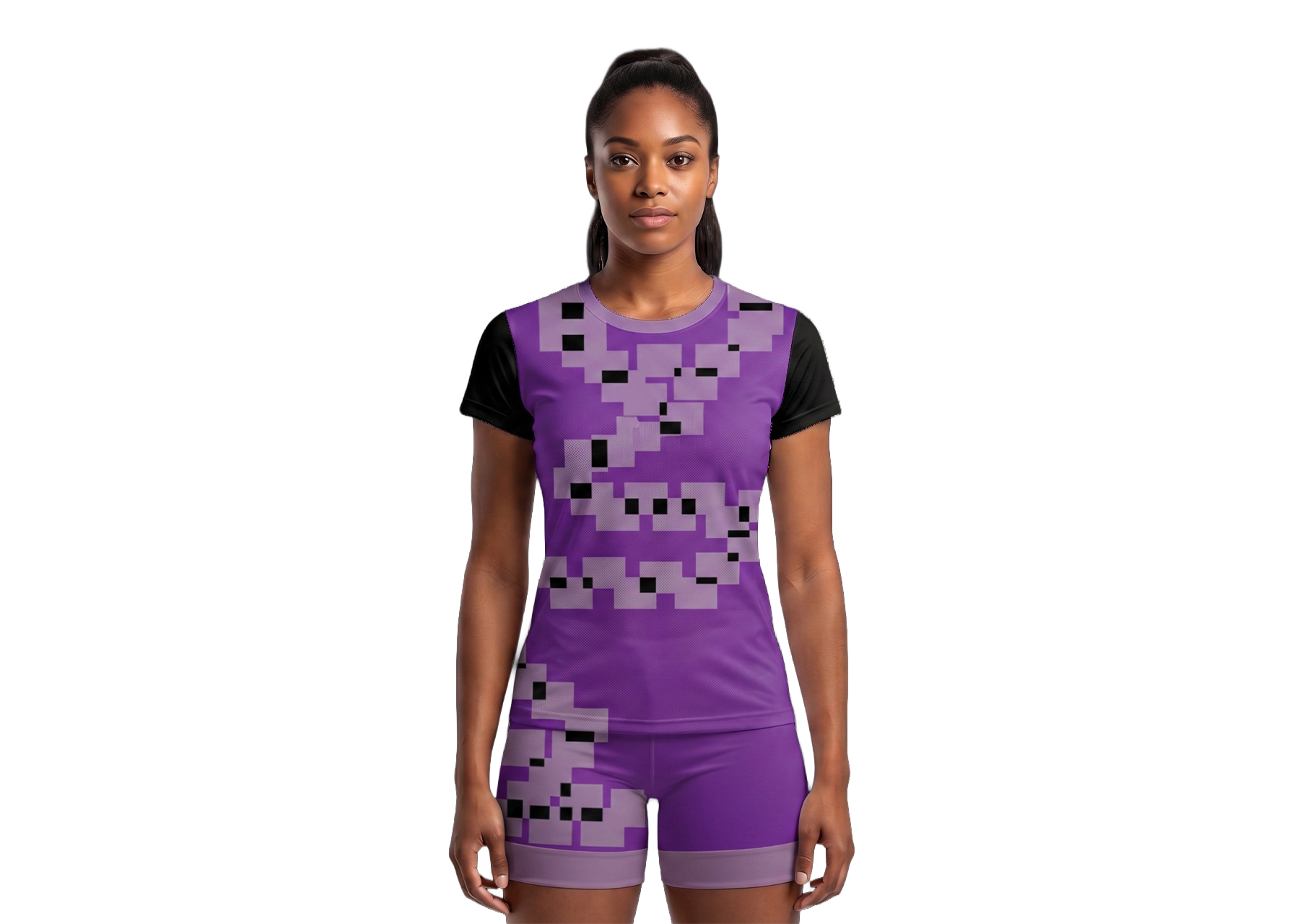 Custom front shapes design adult youth volleyball jersey - Jersey