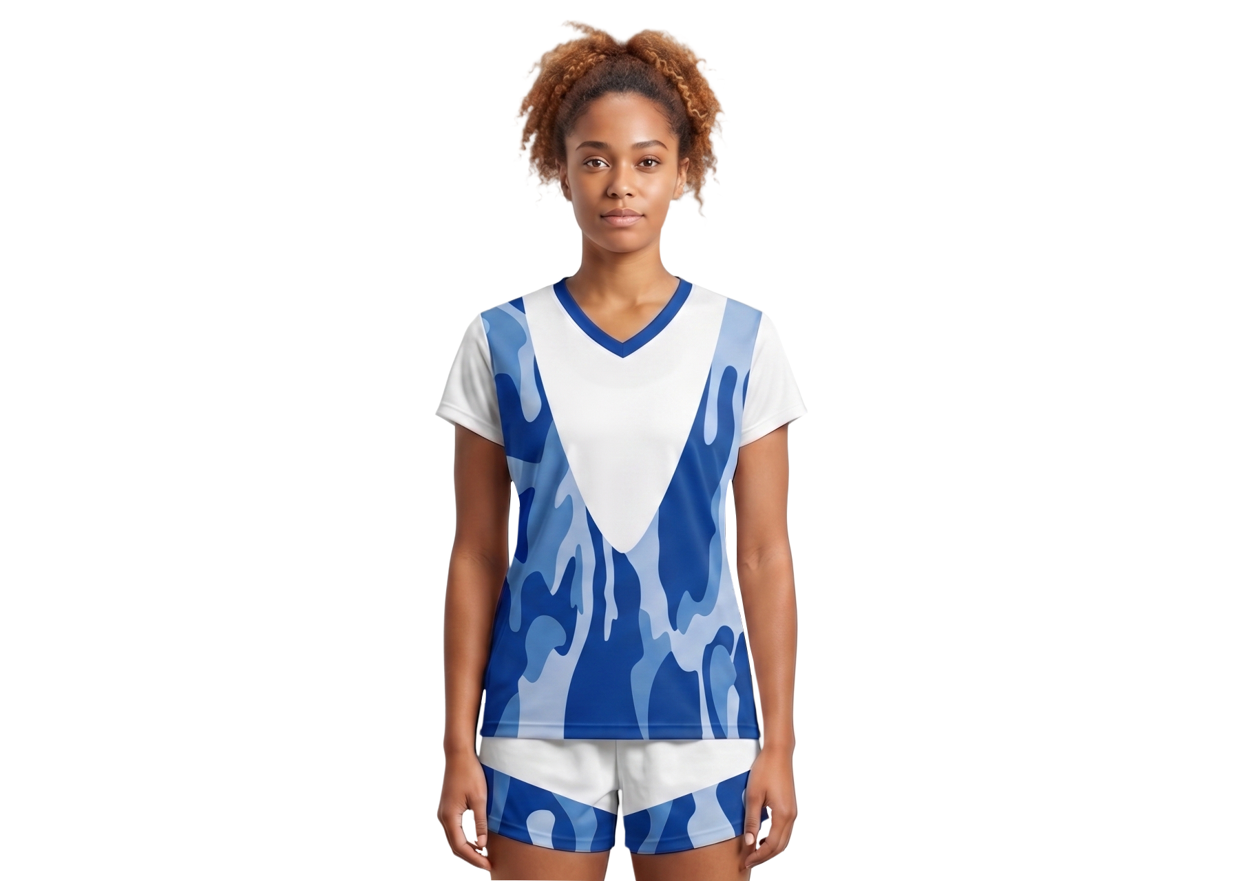 Custom waves camo adult youth volleyball jersey - Jersey