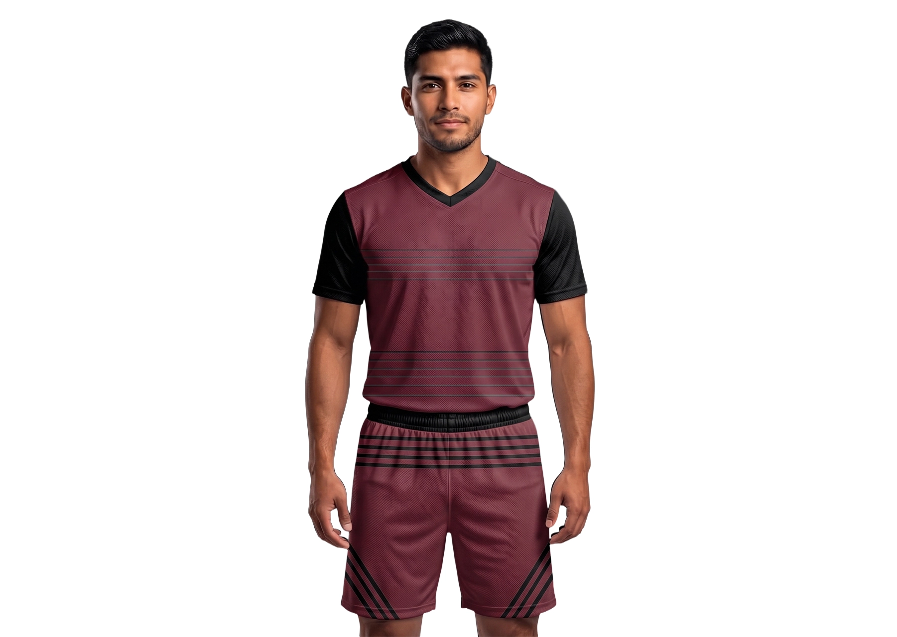 Custom horizontal lines adult youth soccer jersey - Jersey