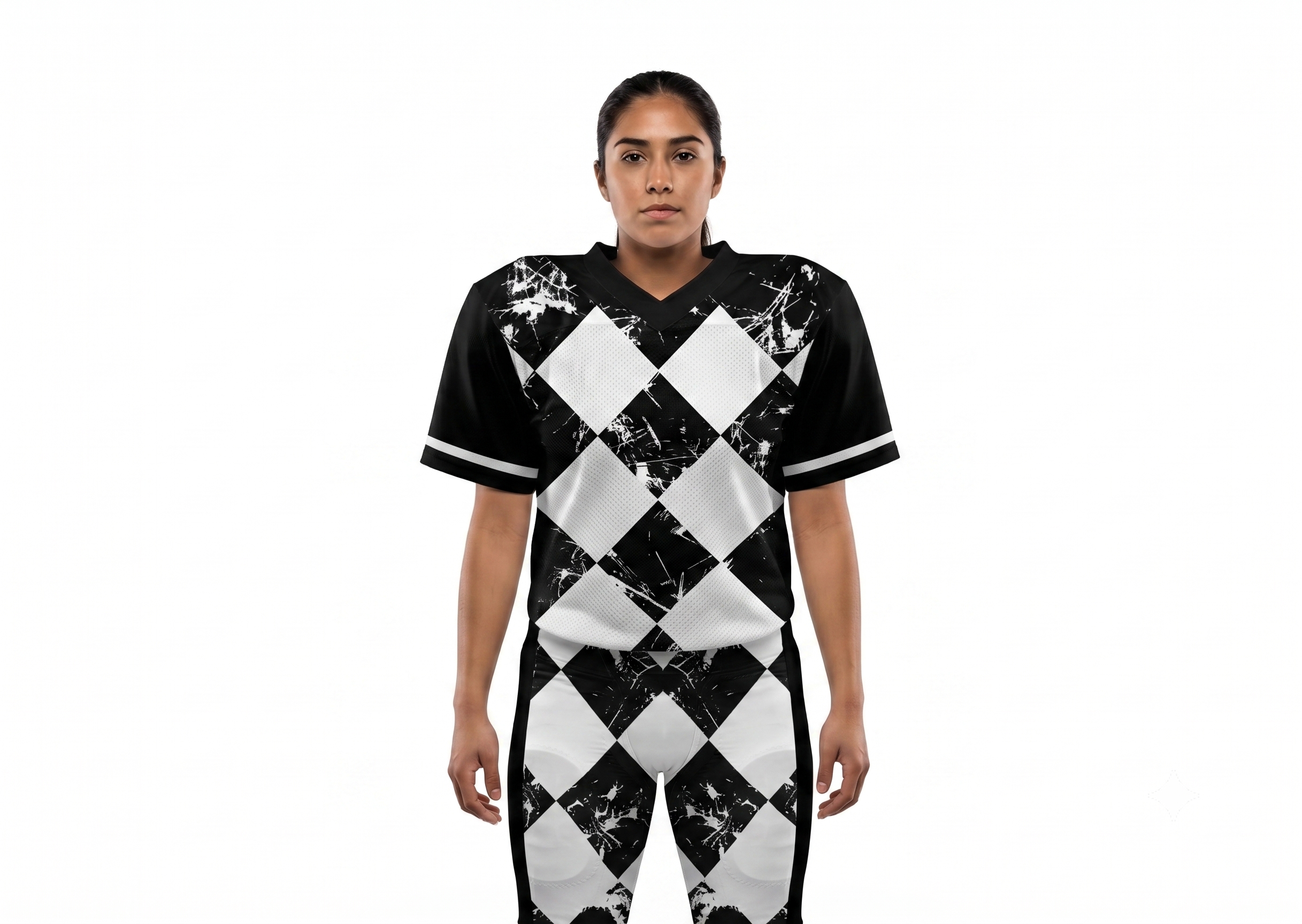 Custom square shapes adult youth unisex no belts football jersey - Jersey