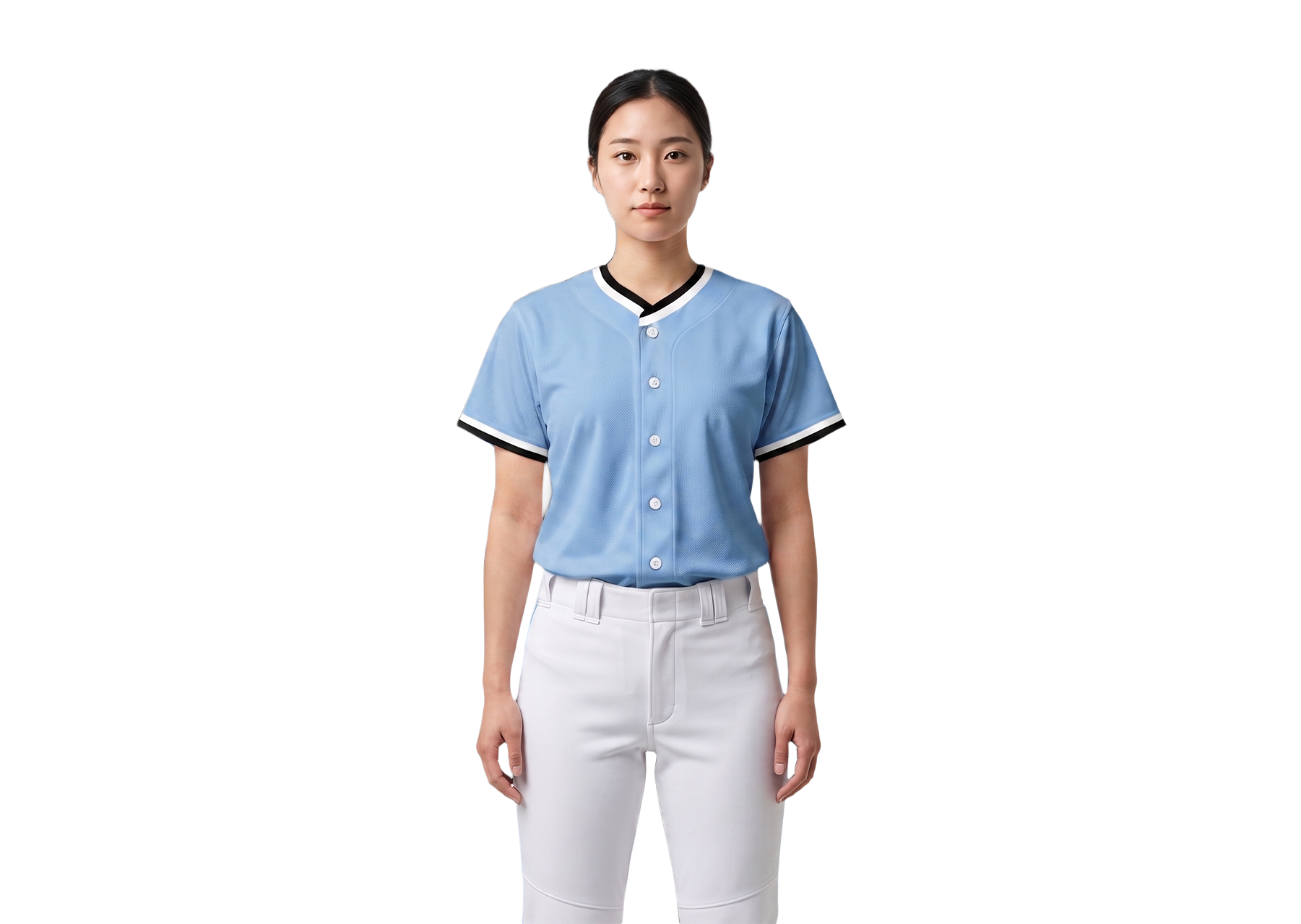 Custom  active wear adult youth unisex full buttons softball jersey - Jersey