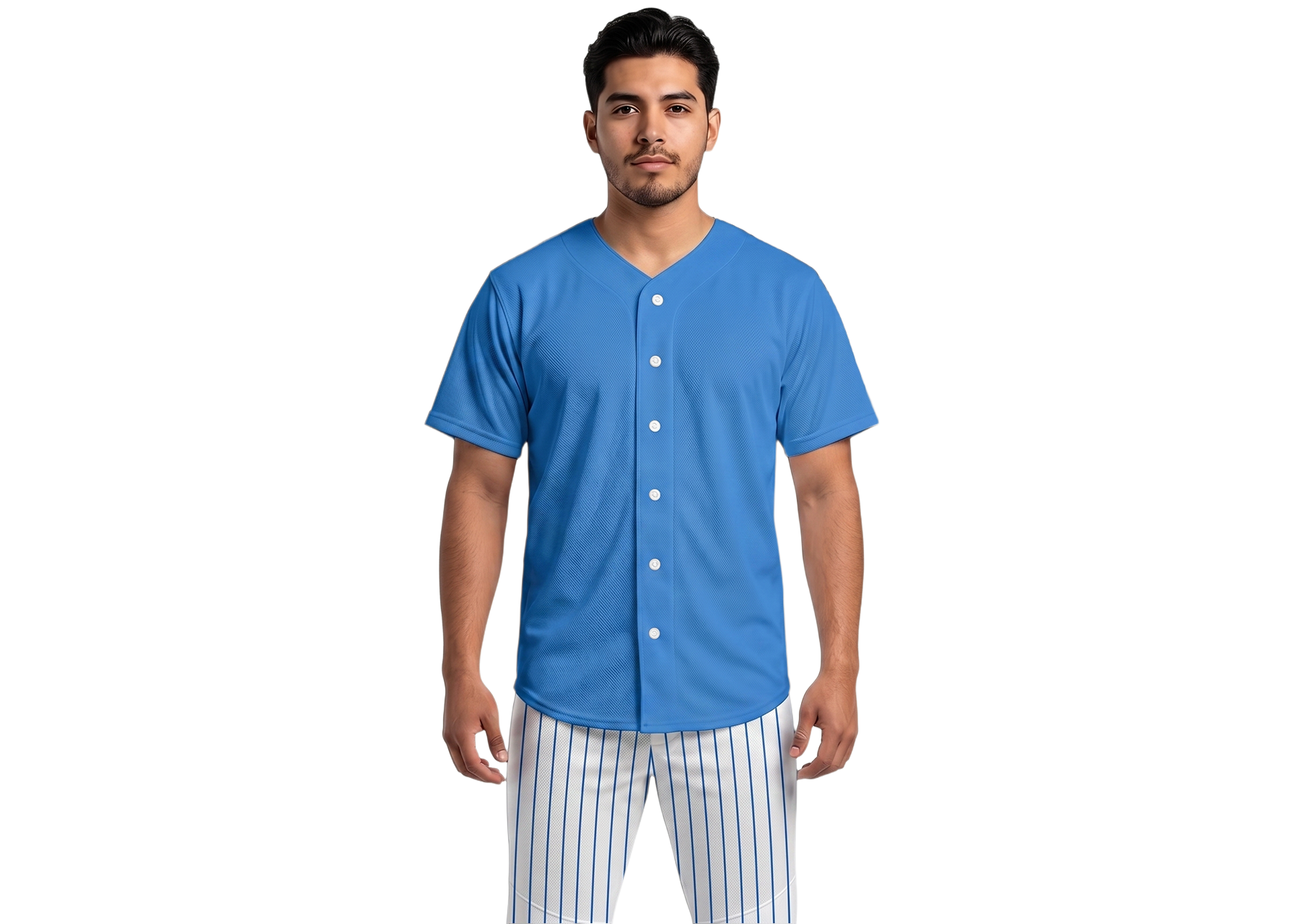 Custom ivy league sapphire adult youth unisex full buttons baseball jersey - Jersey