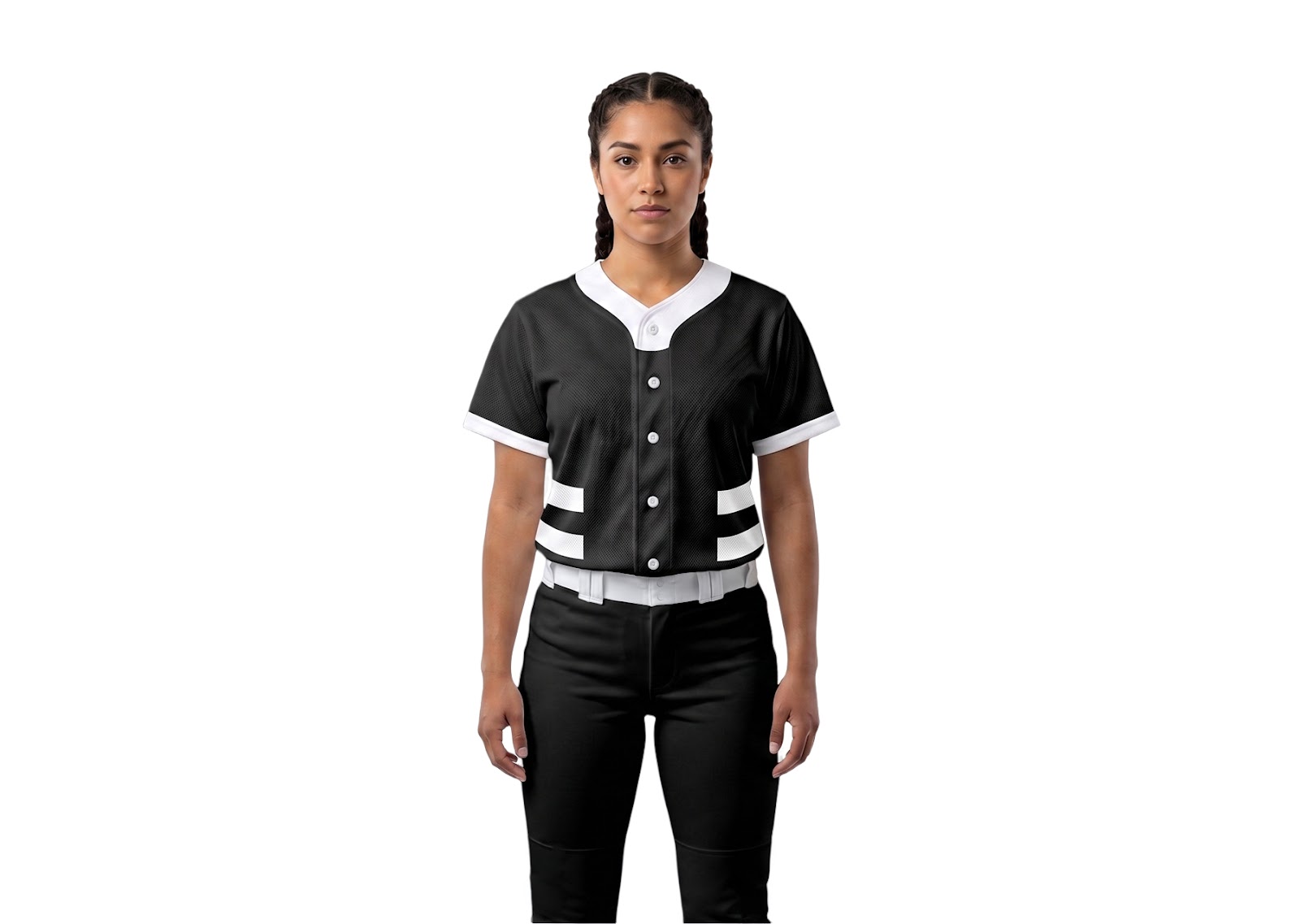 Custom chest stripe solids adult youth unisex baseball jersey - Jersey