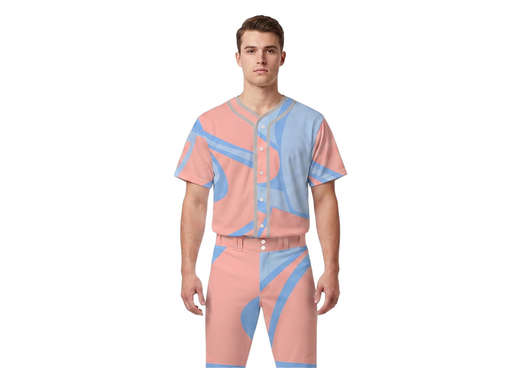 Custom 3d abstract adult youth unisex baseball jersey - Jersey