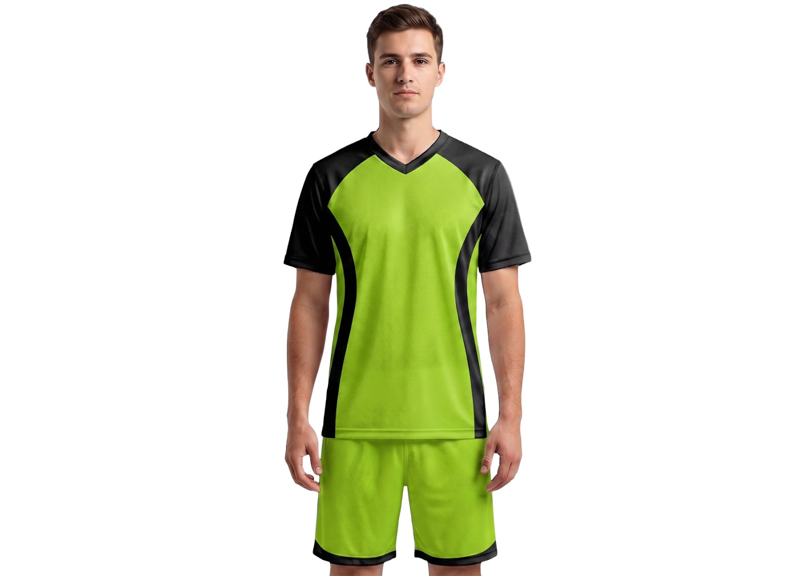 Custom green solids adult youth volleyball jersey - Jersey