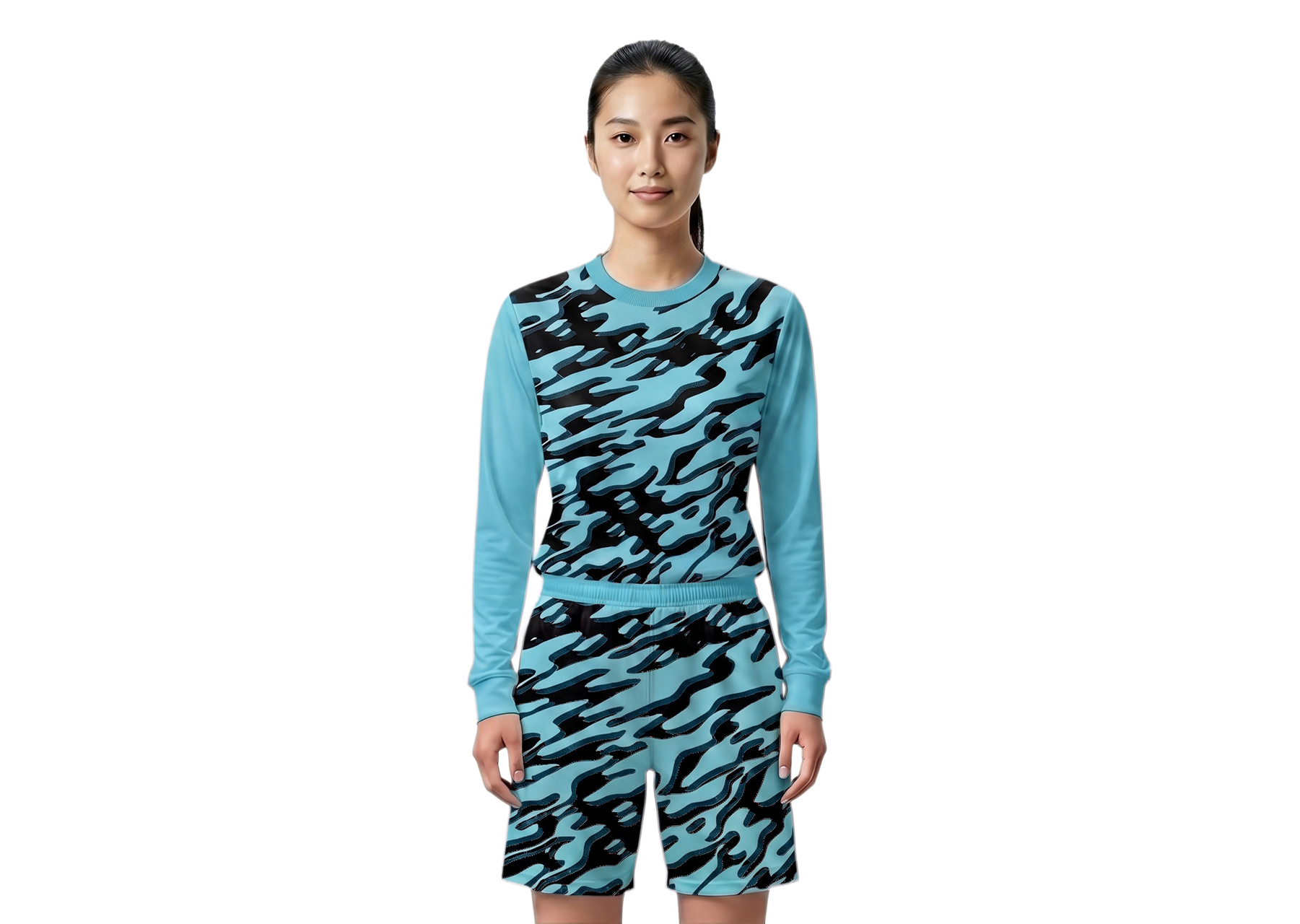 Custom abstract layers adult youth unisex long sleeves soccer jerseys - Jersey