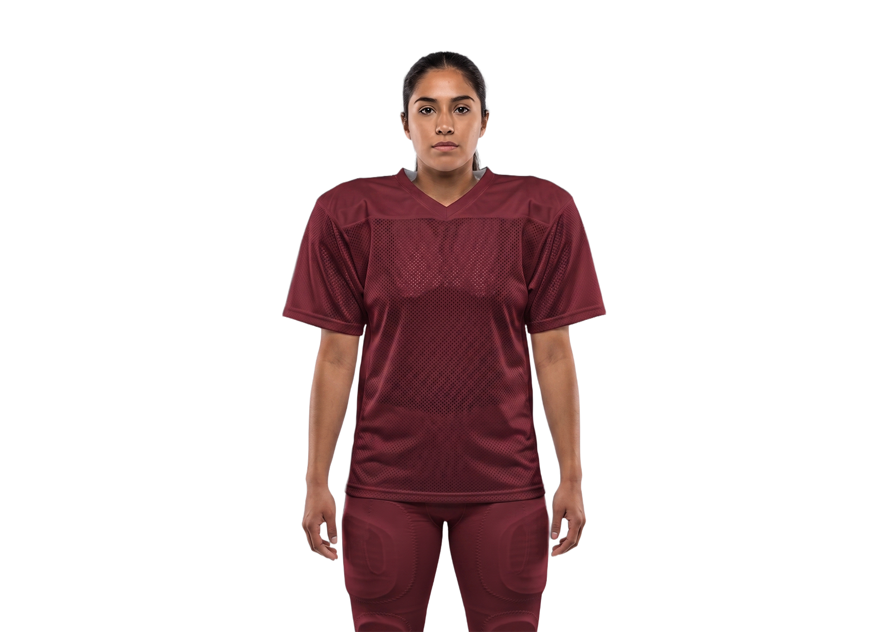 Custom  adult youth unisex football jersey maroon rush - Jersey
