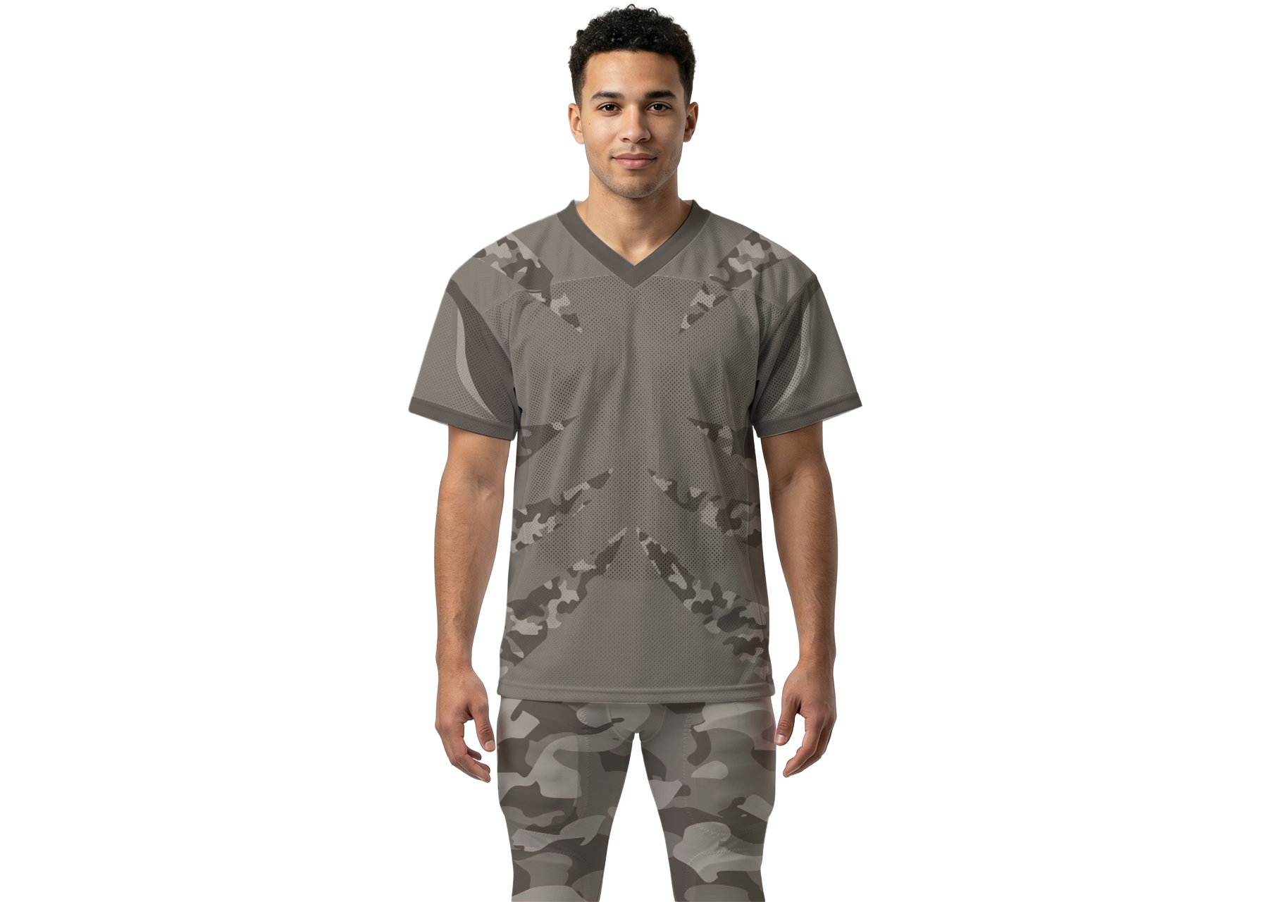 Custom military camo adult youth unisex football jersey - Jersey