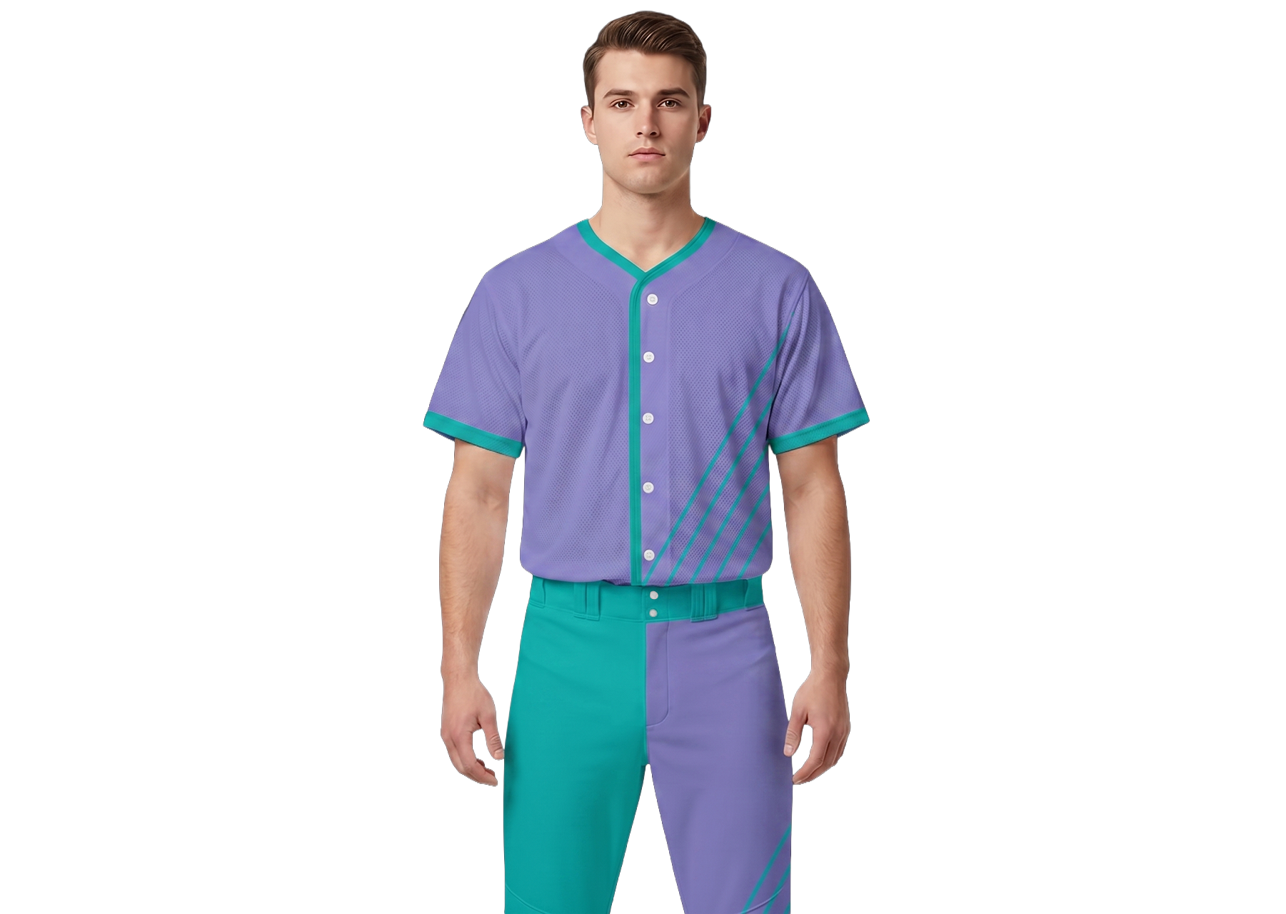 Custom right corner lines adult youth unisex baseball jersey - Jersey