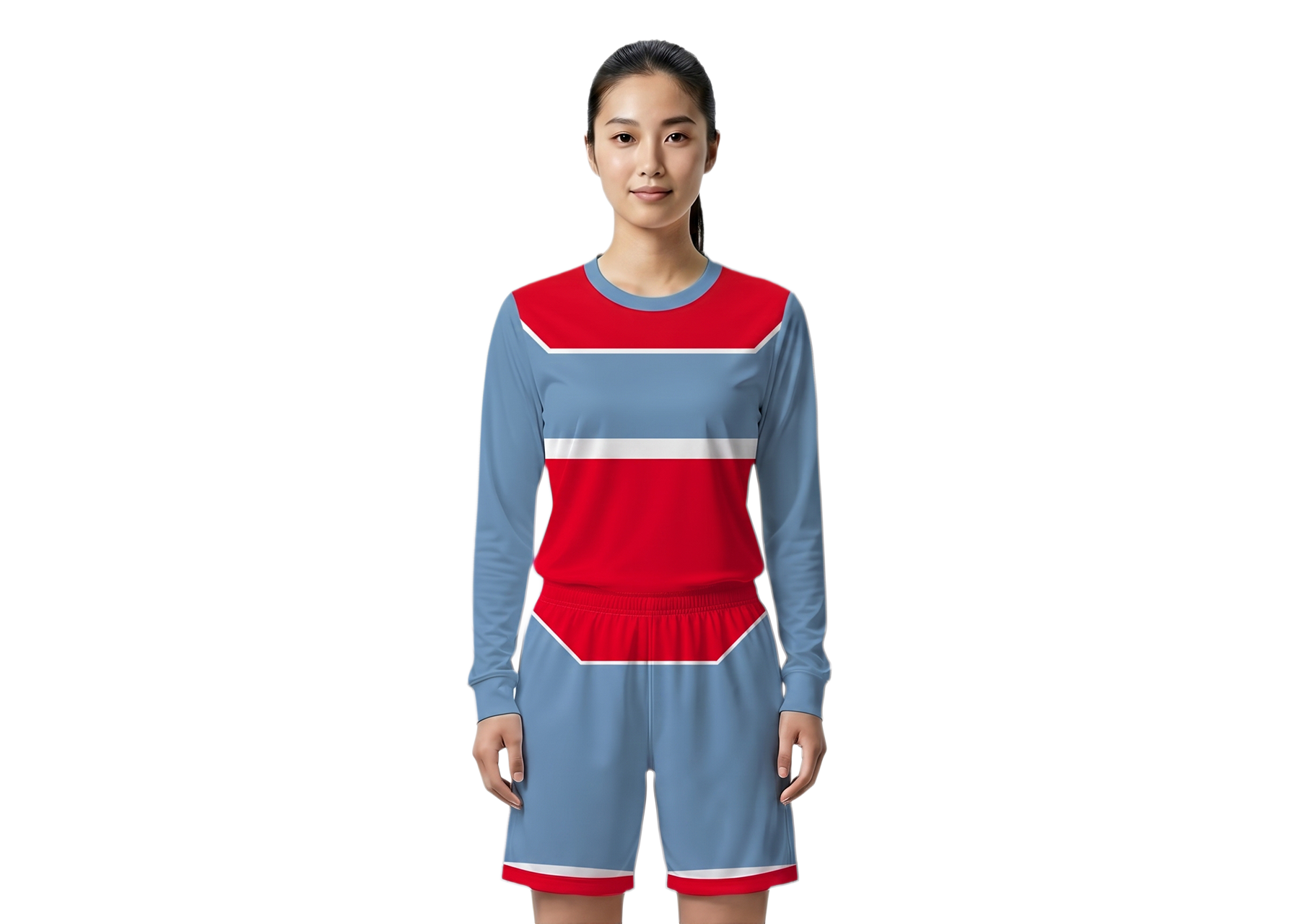 Custom blocks solids adult youth unisex long sleeves soccer jerseys - Jersey