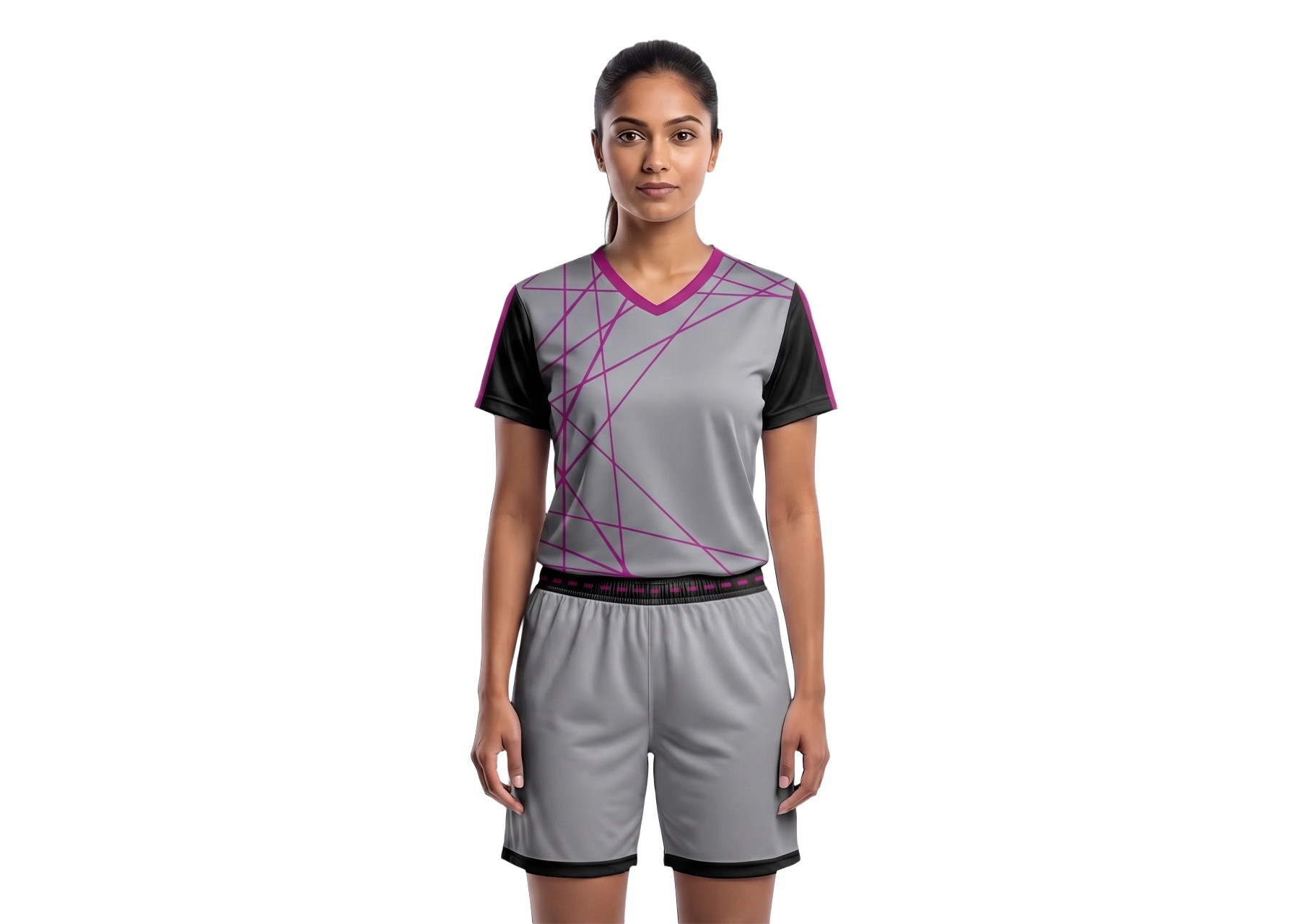 Custom abstract lines adult youth soccer jersey - Jersey