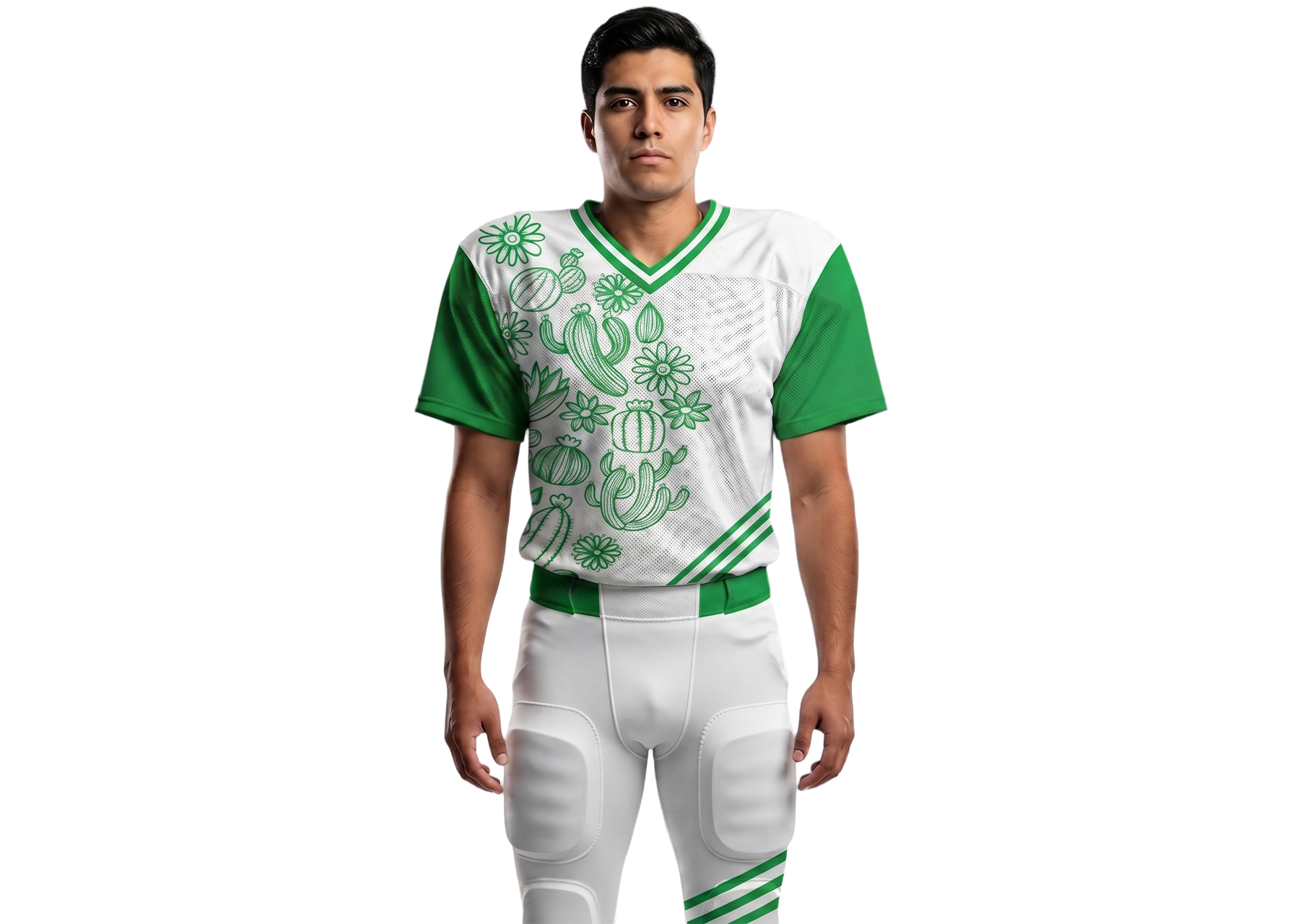 Custom lovely nature design adult youth unisex football long jersey - Jersey