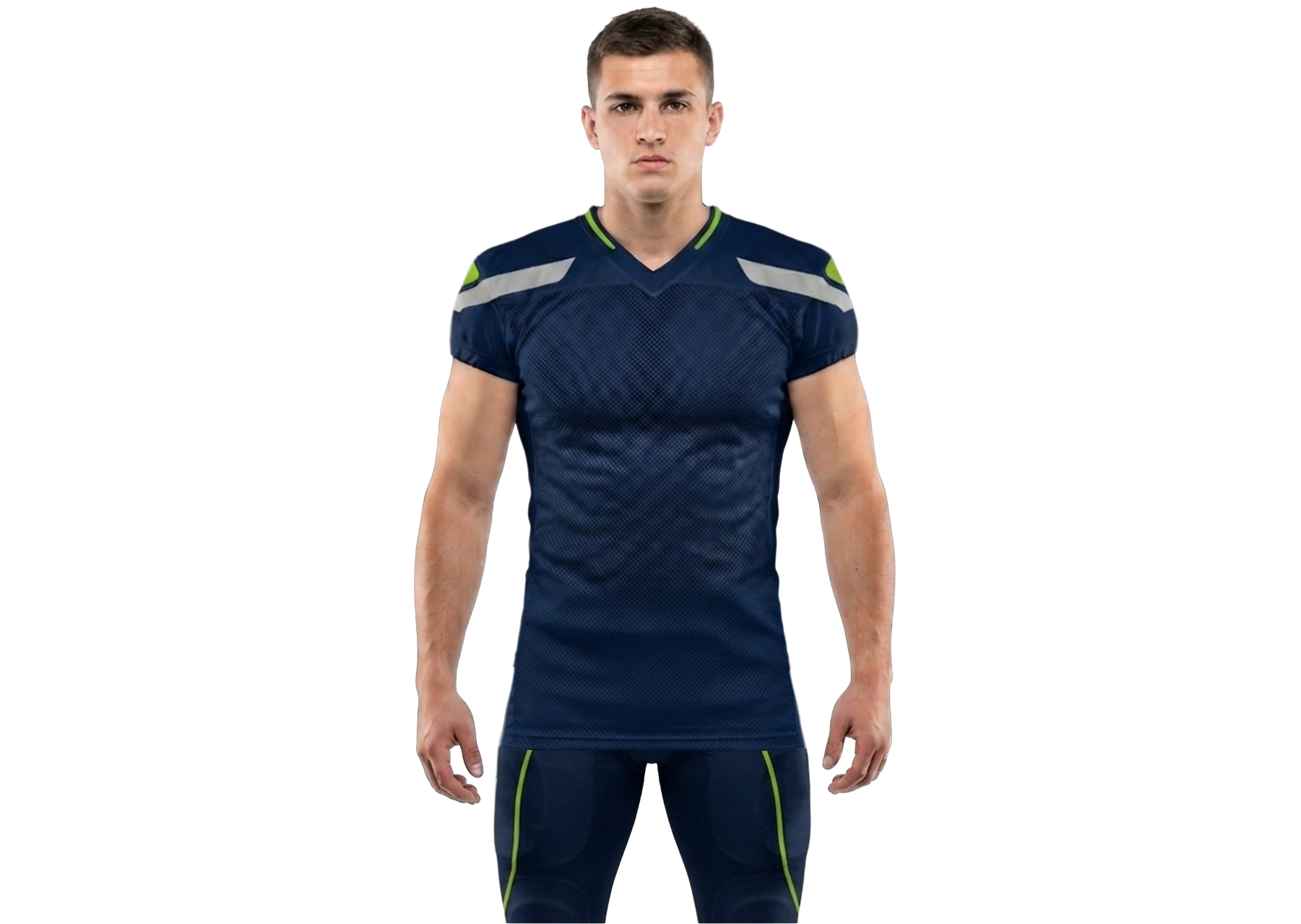 Custom outstanding v design adult youth unisex football jersey - Jersey