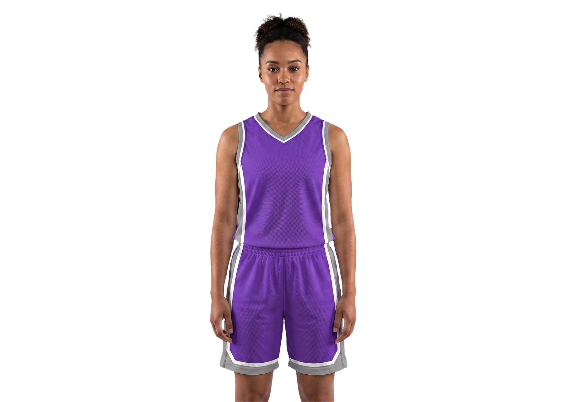 Custom simple lilac adult youth unisex basketball jersey - reversible uniform - Jersey