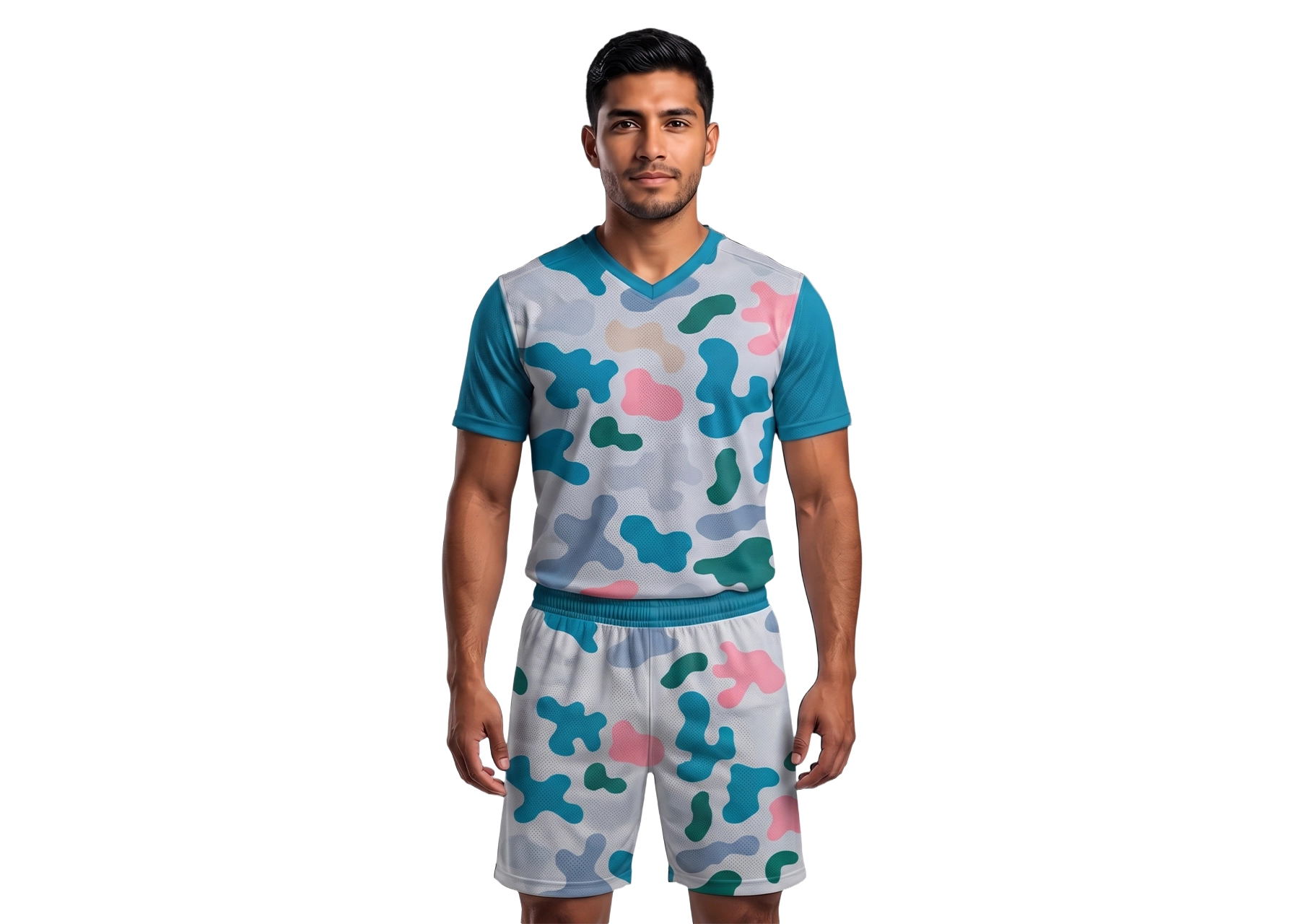 Custom abstract shapes adult youth soccer jersey - Jersey