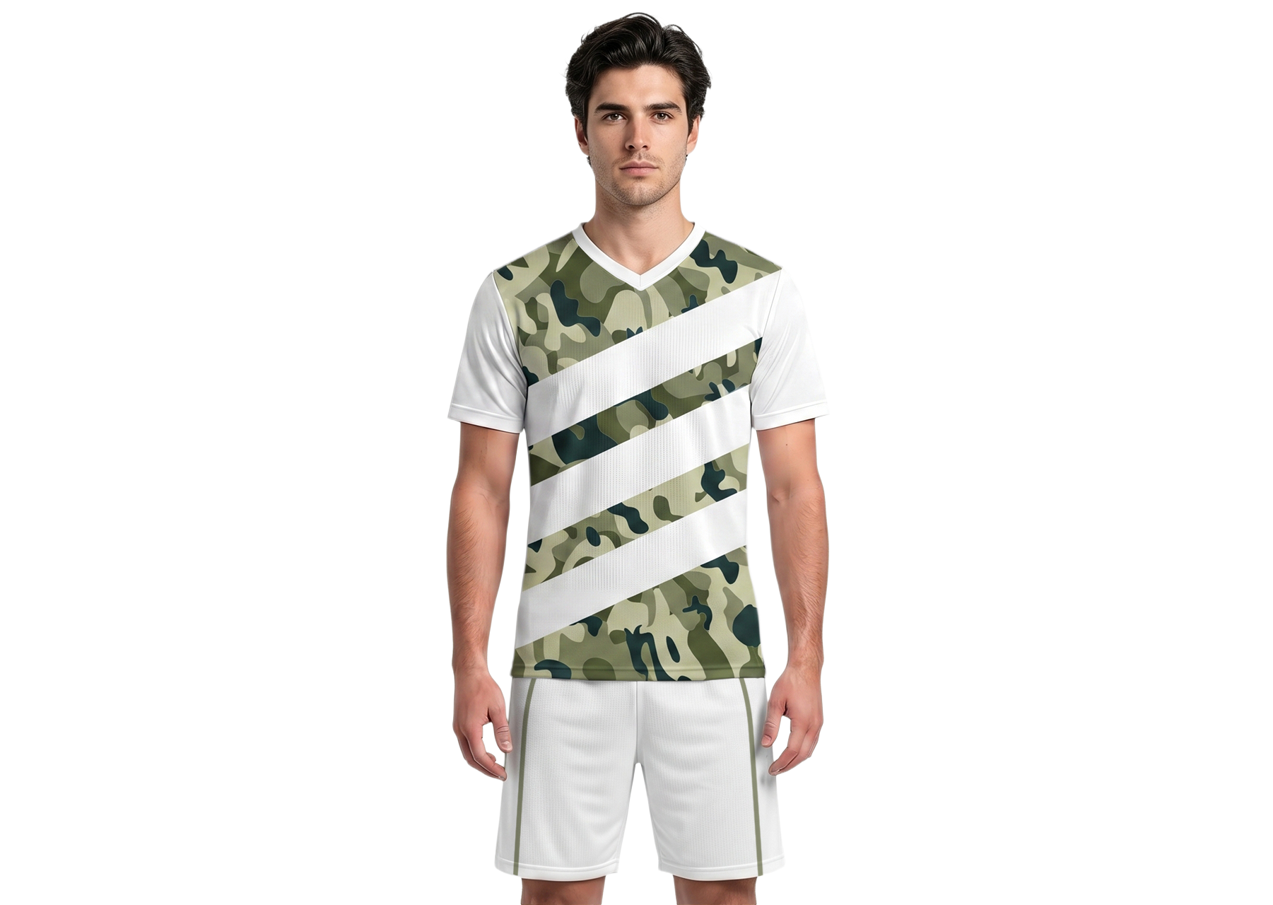 Custom vector camo adult youth soccer jersey - Jersey