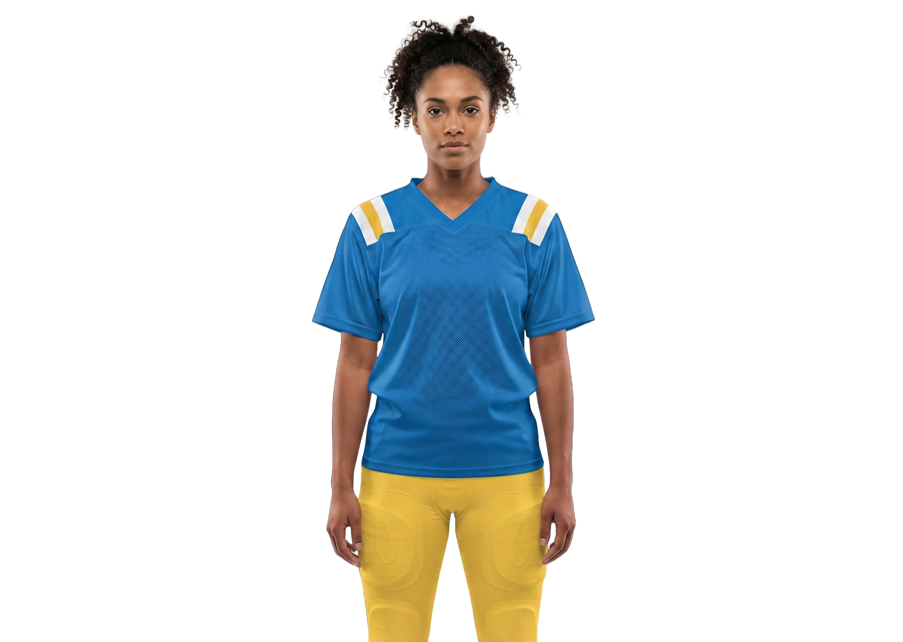 Custom football jersey adult youth unisex azure fusion - Jersey
