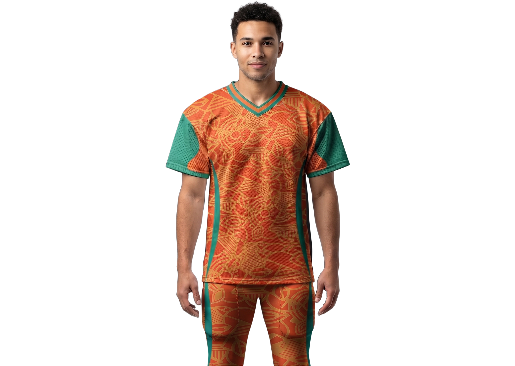 Custom shapes nature adult youth unisex football jersey - Jersey