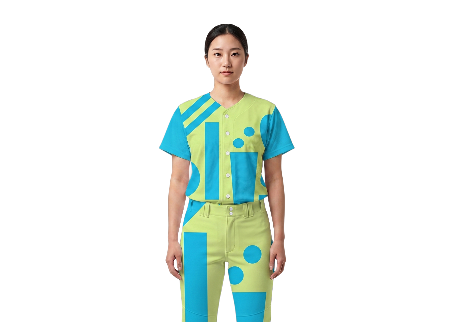Custom geometric abstract adult youth unisex softball jersey - Jersey