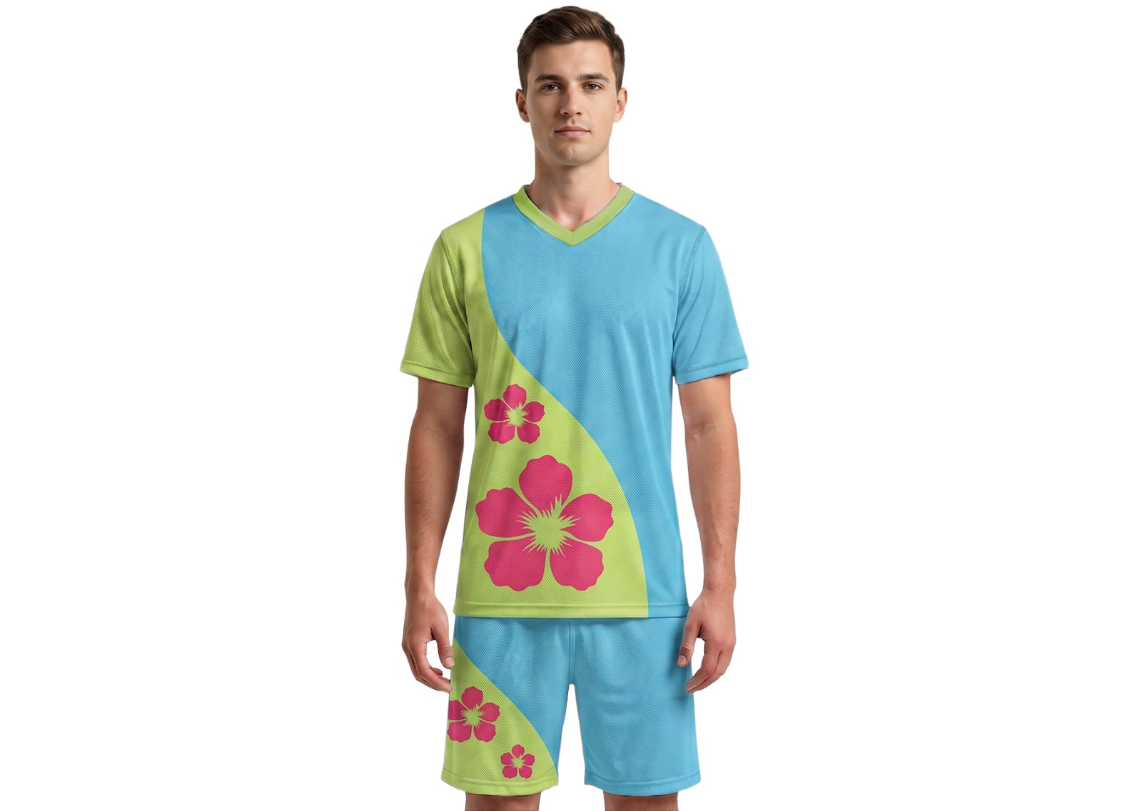 Custom flower nature adult youth volleyball jersey - Jersey