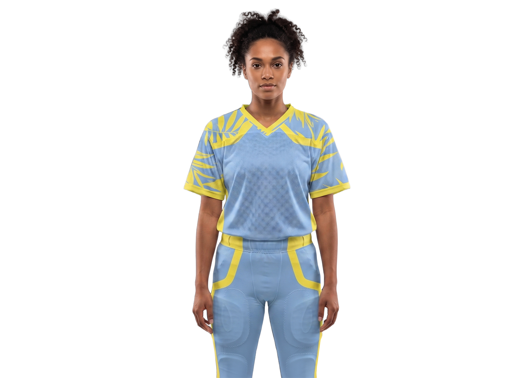 Custom leaves nature adult youth unisex football jersey - Jersey