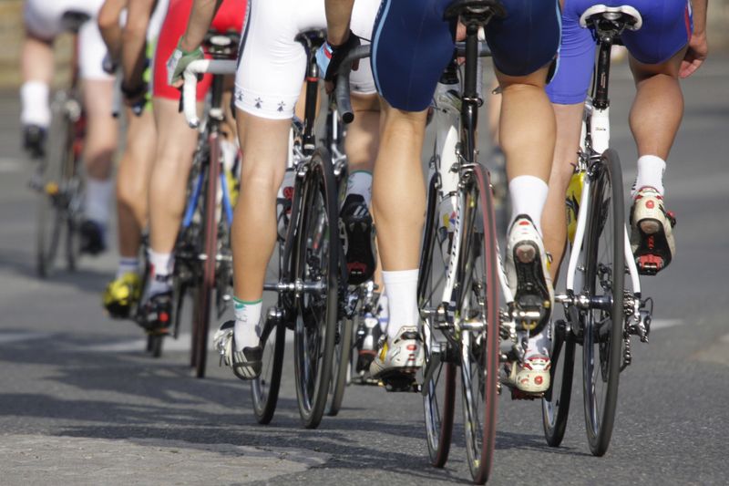a group of cyclists