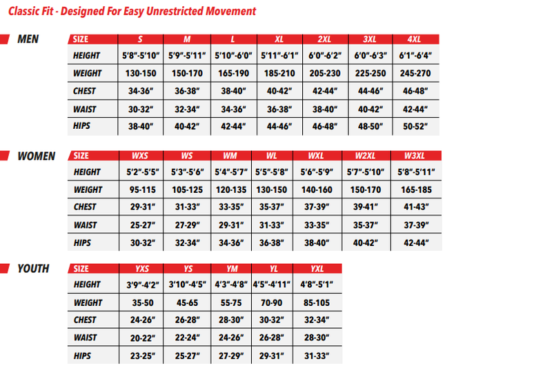 swimsuit size chart for men women and kids