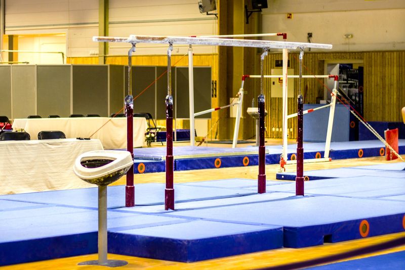 gymnastic equipment and mats