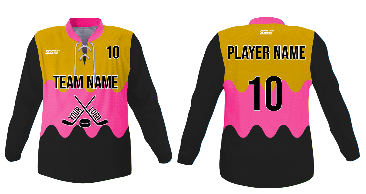 Custom youth unisex hockey jersey laces - Jersey