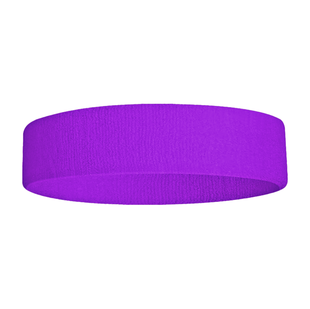Custom adult youth unisex solid violet headband - Head-band