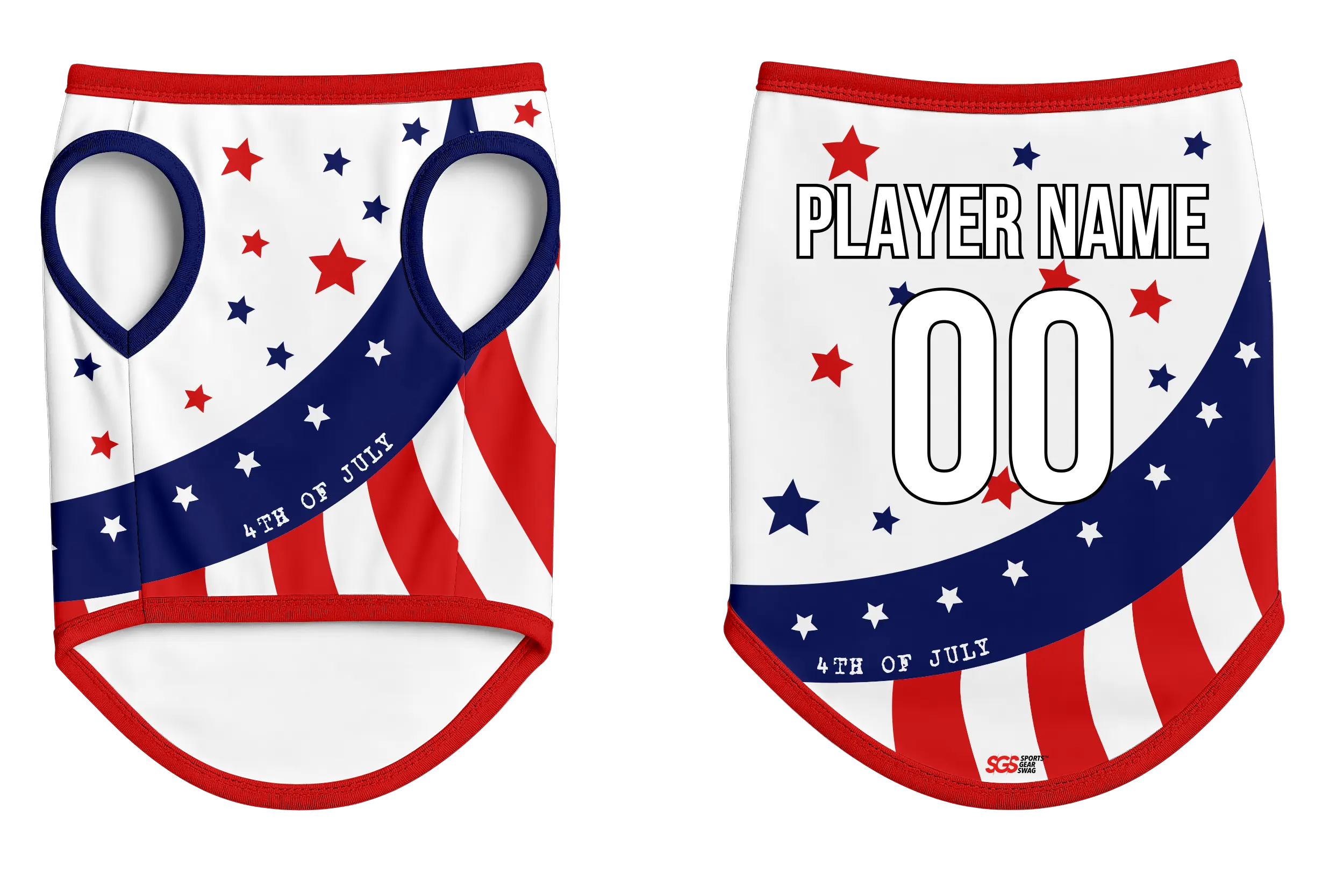 Custom pet holiday shirt star spangled - Pets-shirts