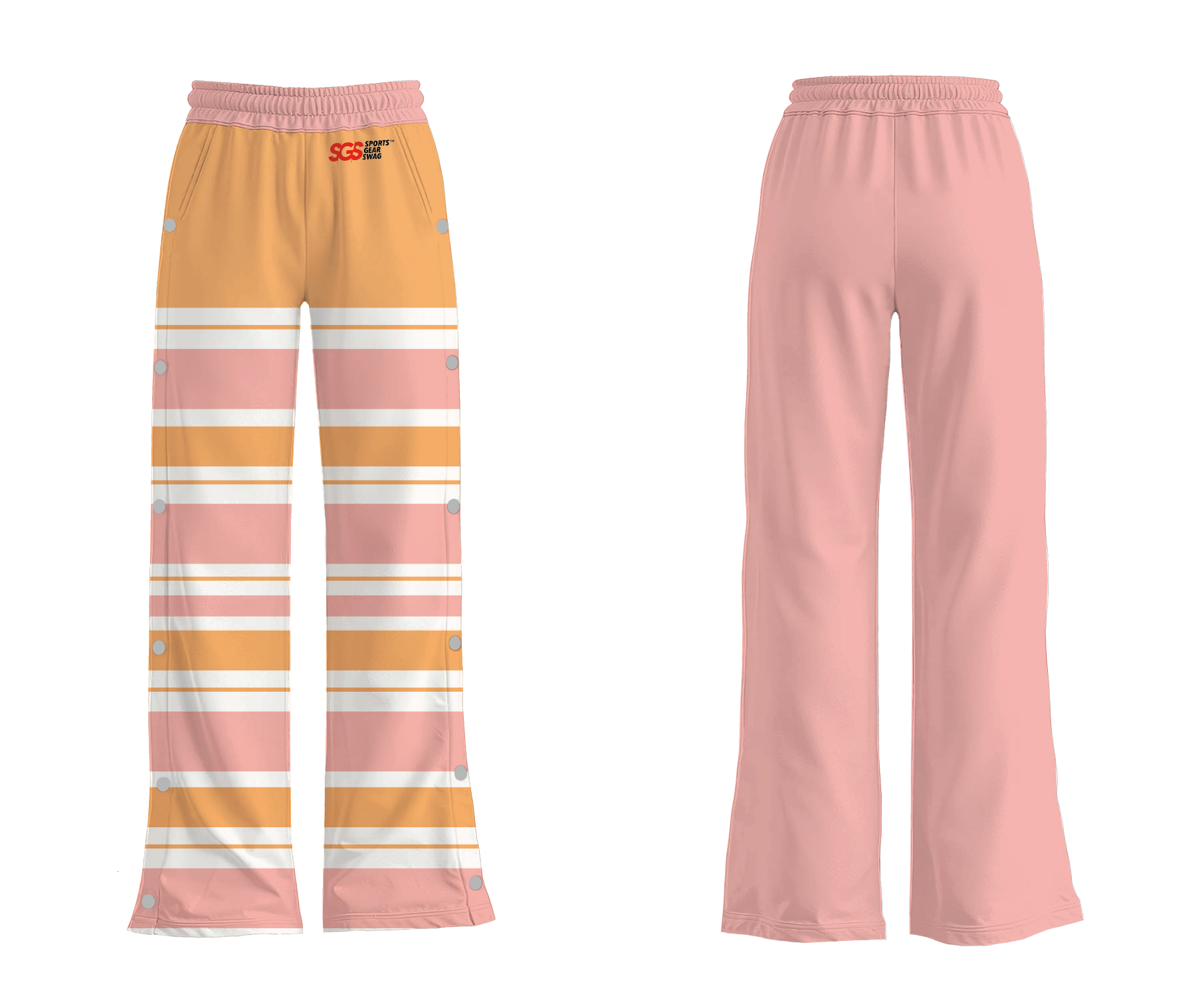 Custom breakaway wide leg pants adult youth unisex sweet - Wide-leg-pants