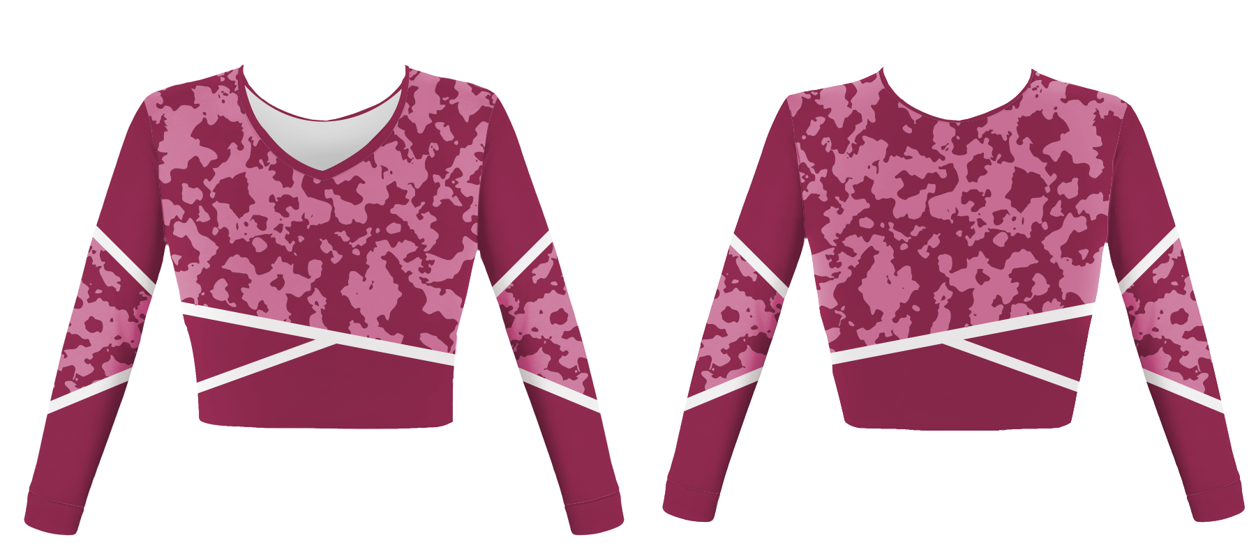 Custom delightful camo adult youth unisex cheerleading long sleeve jersey - Jersey