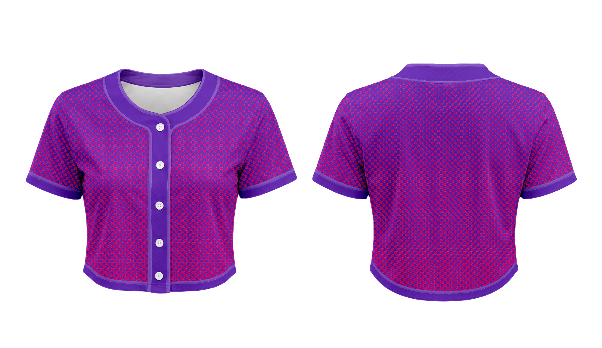 Custom contrast cropped adult youth unisex baseball jersey - Cropped-baseball-jerseys