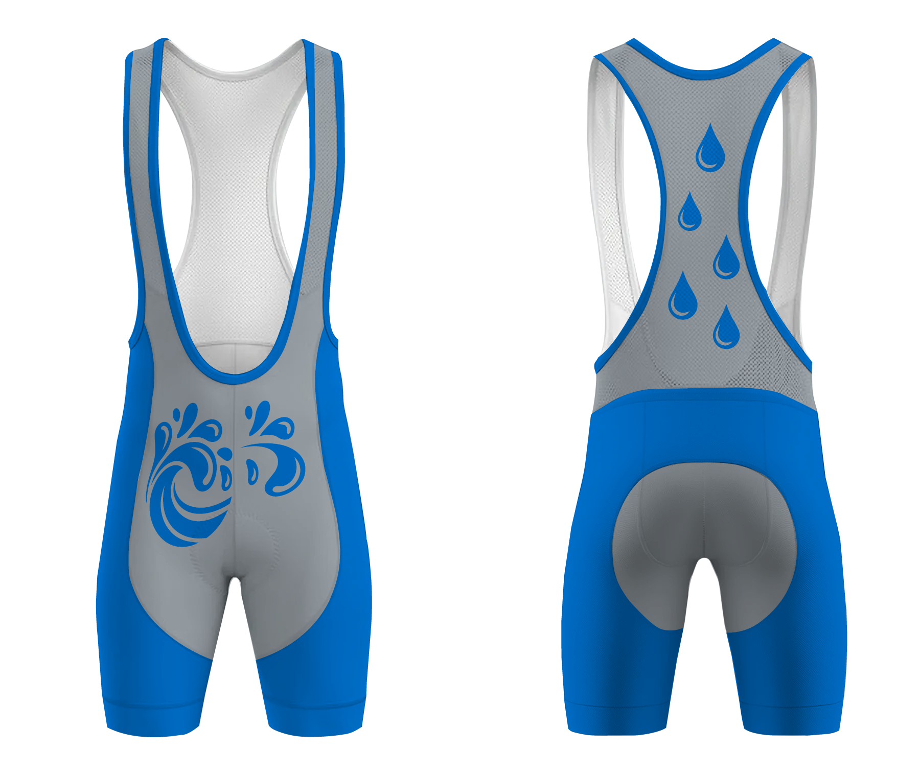 Custom natureflow adult youth unisex cycling bib - Cycling-bibs
