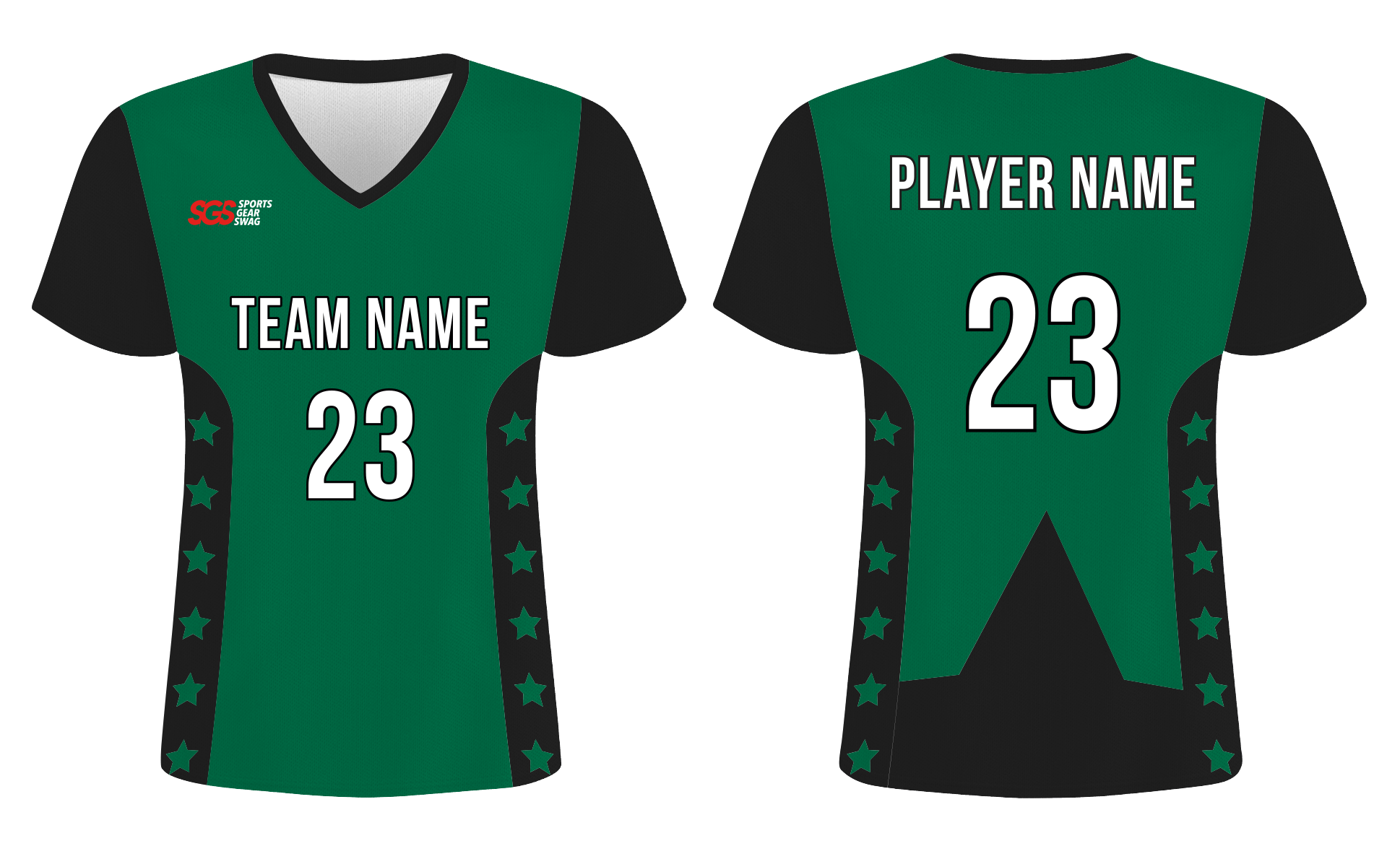 Custom sides stars adult youth soccer jersey - Jersey