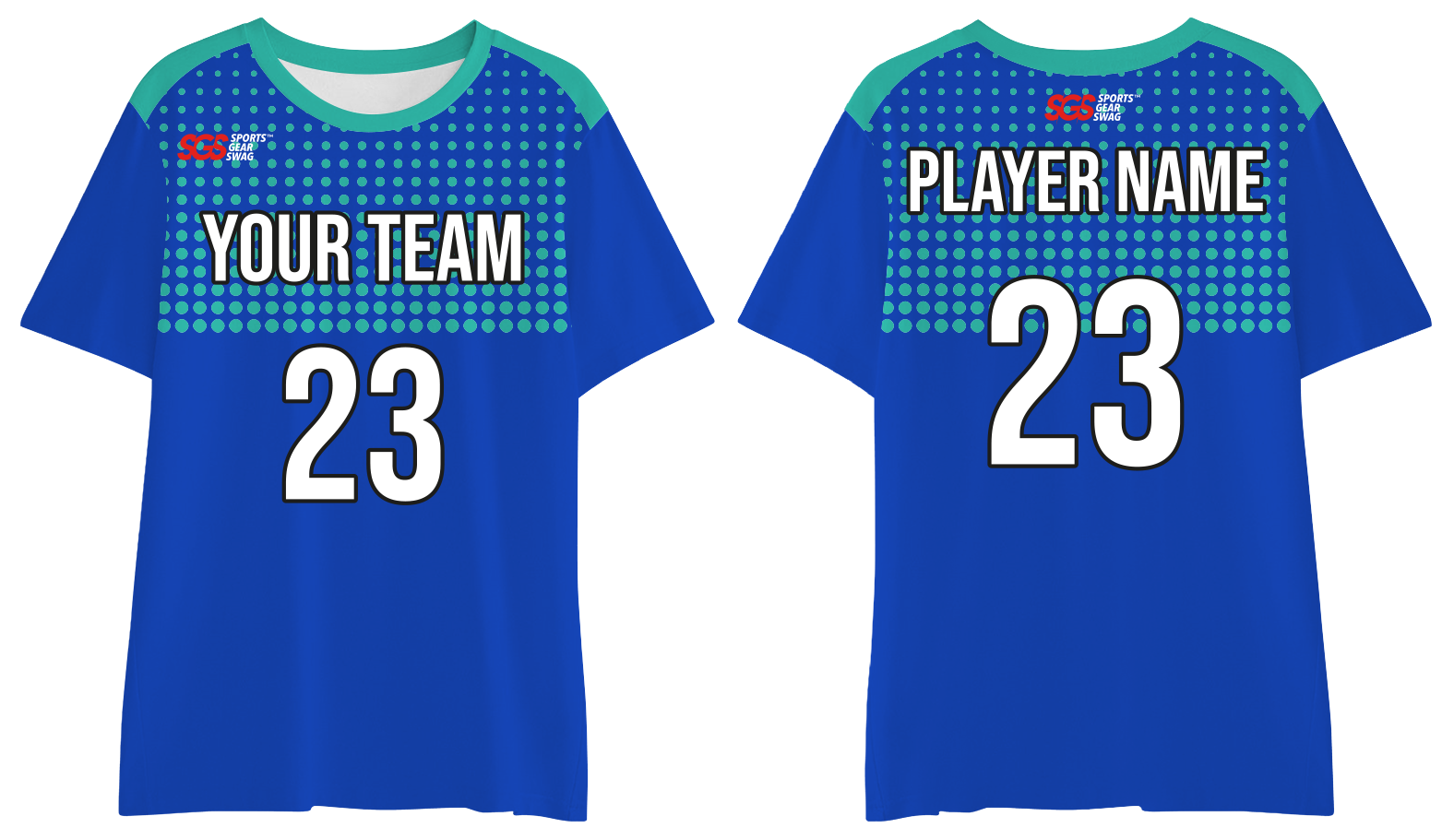 Custom moisture-wicking section dots adult youth unisex shirt - Jersey