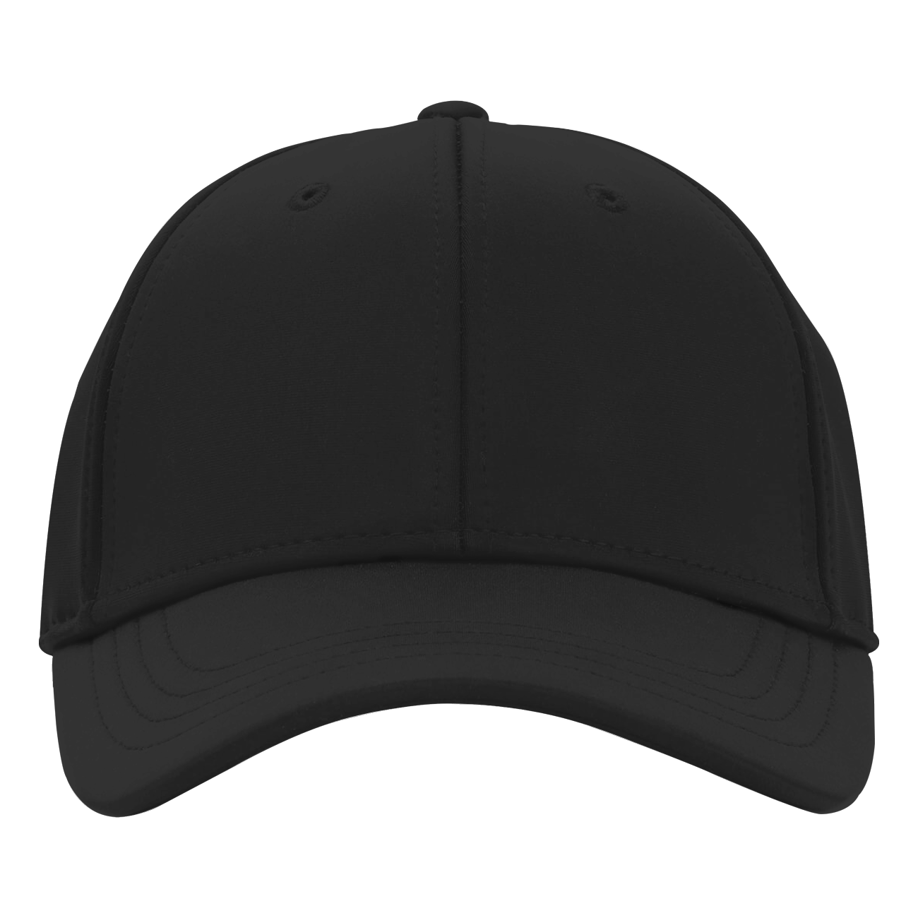 Custom adult youth unisex black divide cap - Caps