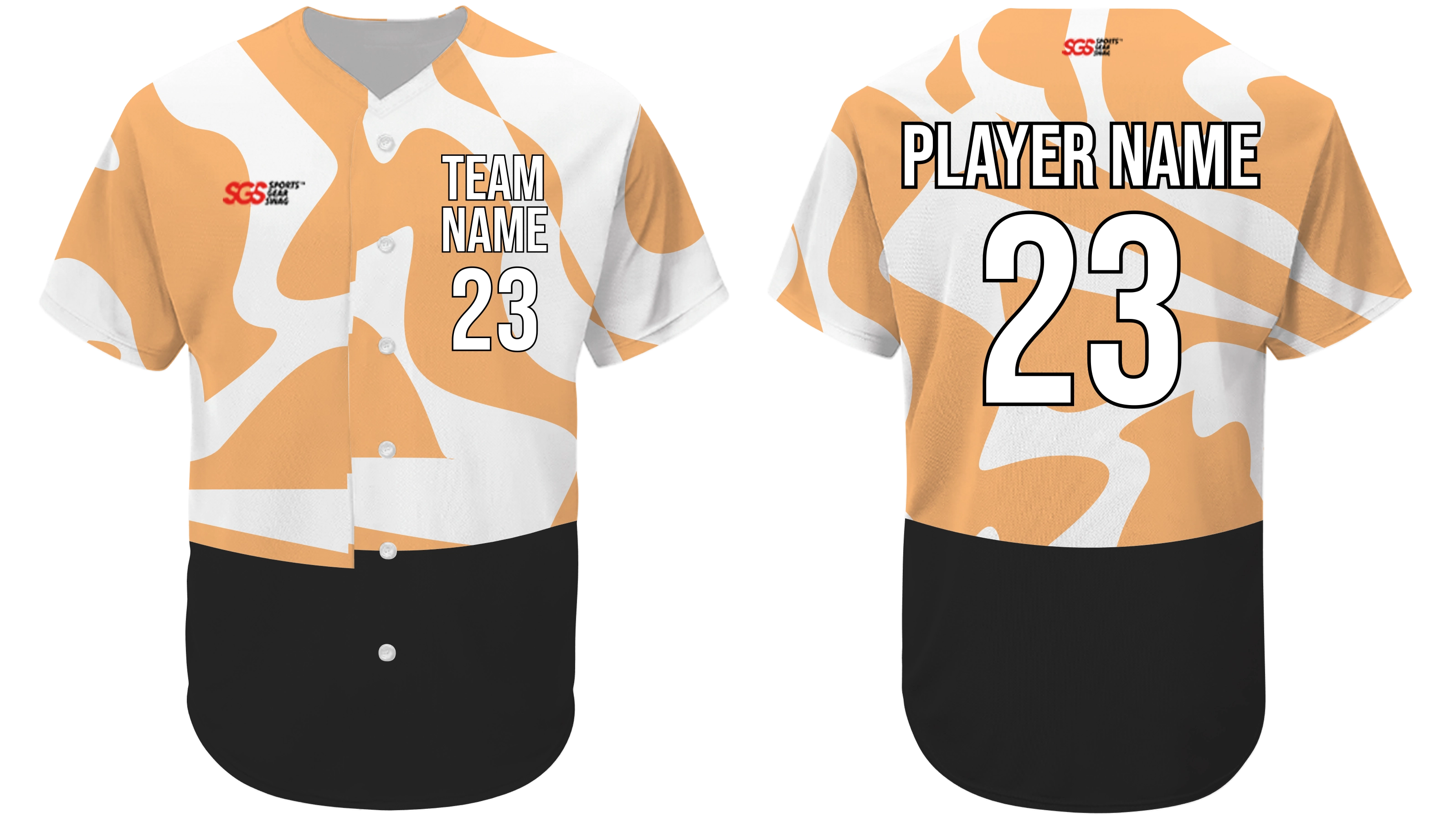 Custom tail abstract adult youth unisex baseball jersey - Jersey