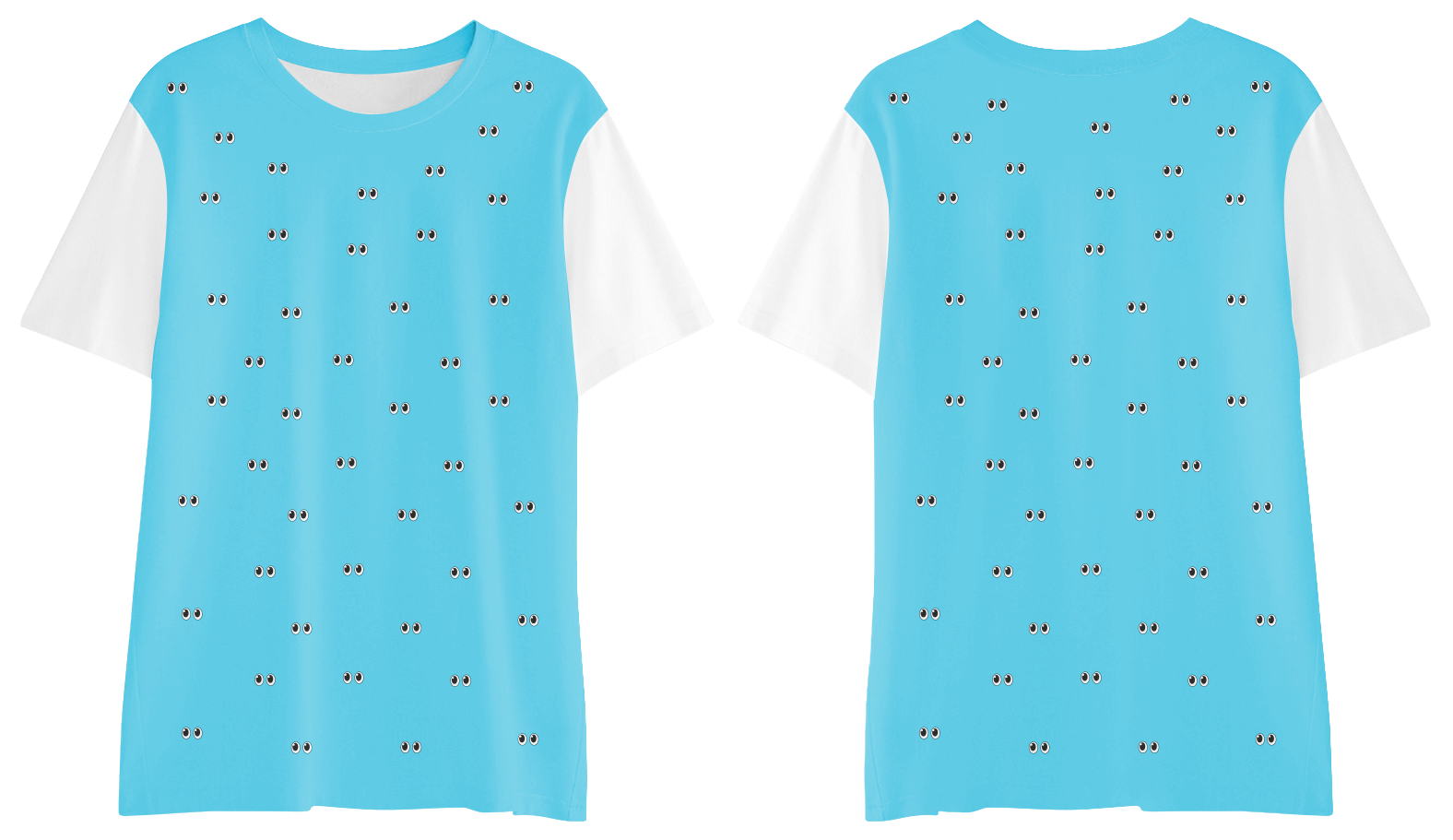 Custom Moisture Wicking Eyes Adult Youth Unisex Shirt - JERSEY
